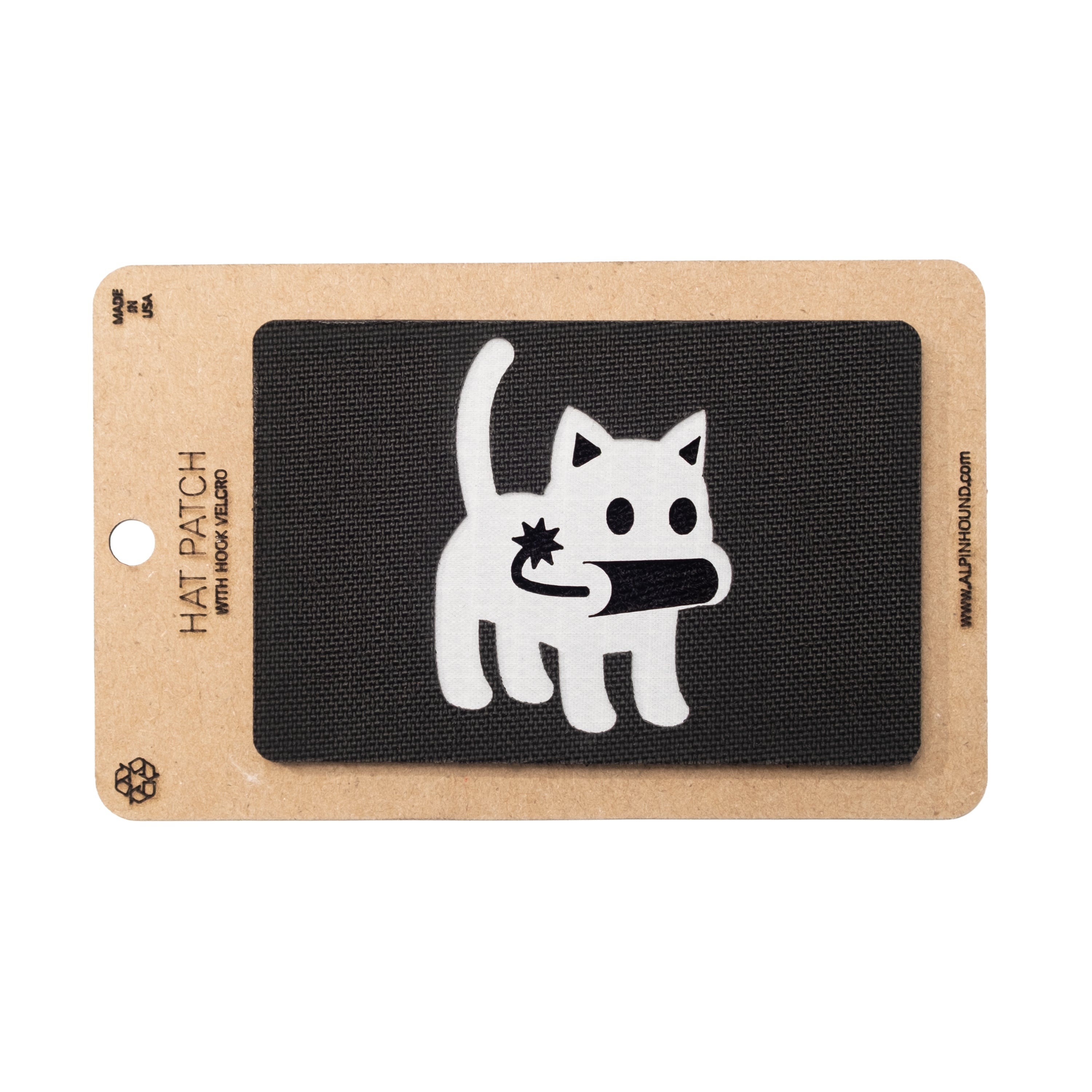 Bomb Cat Tactical Hat Patch 3X2