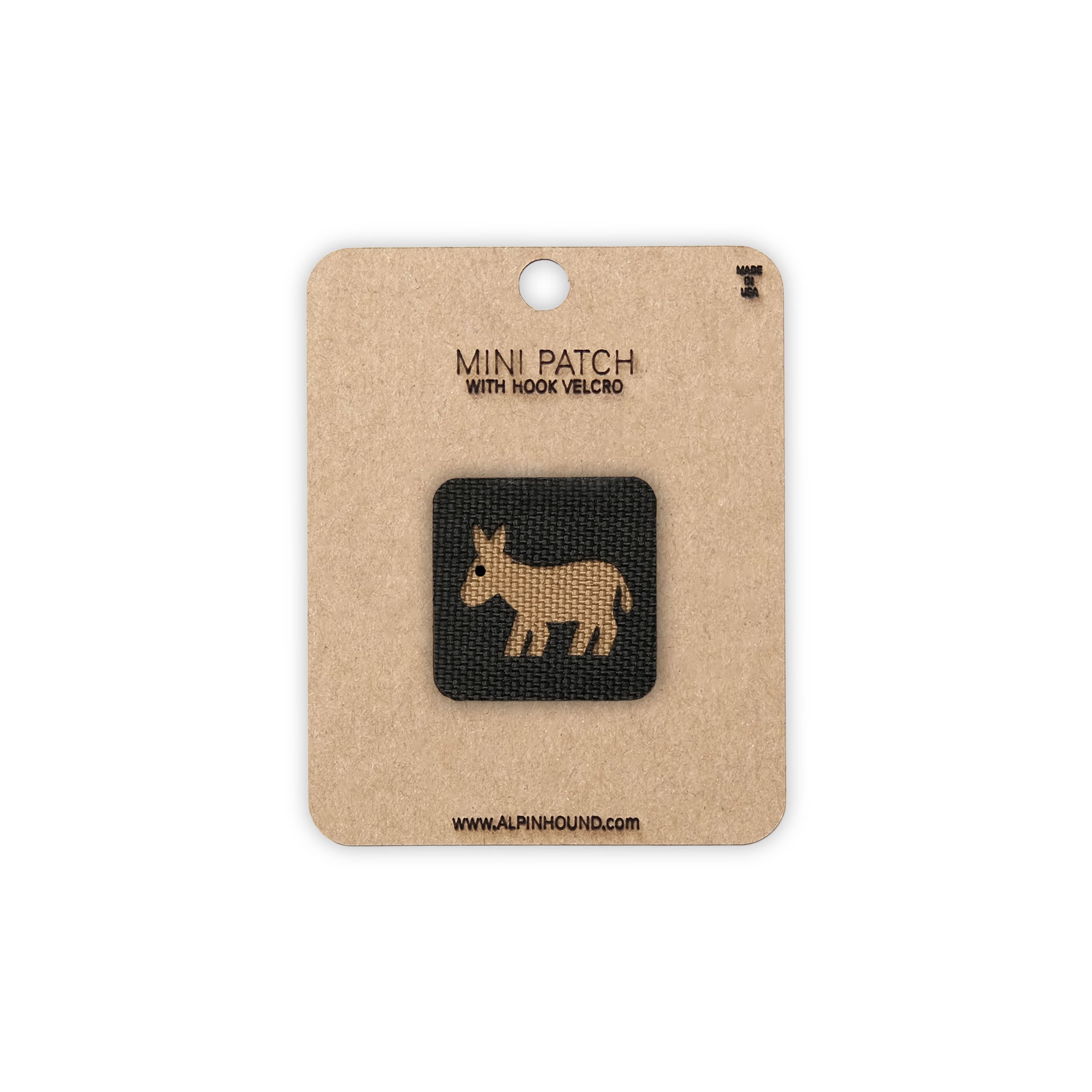 Donkey Tactical Patch 1X1 Cordura Morale Patch by Alpinhound Supply