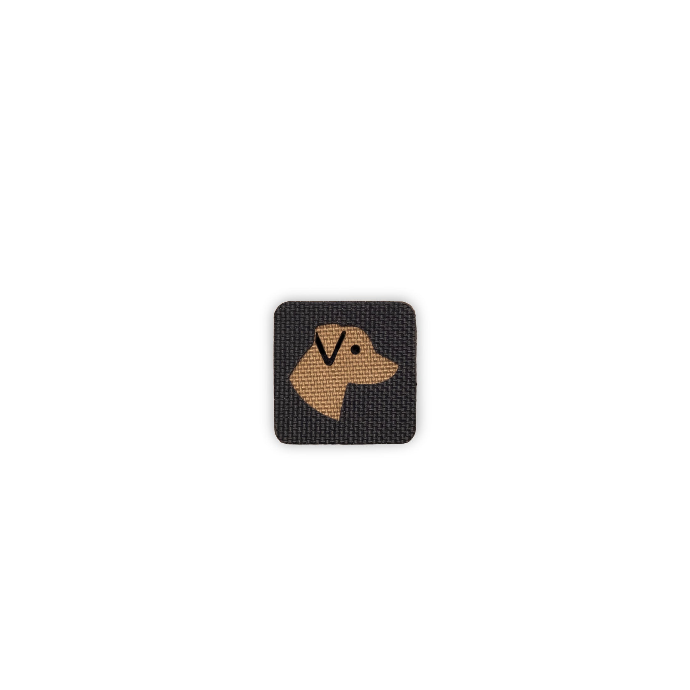 Mountain Cur Head Tactical Patch 1X1 Cordura Morale Patch by Alpinhound Supply
