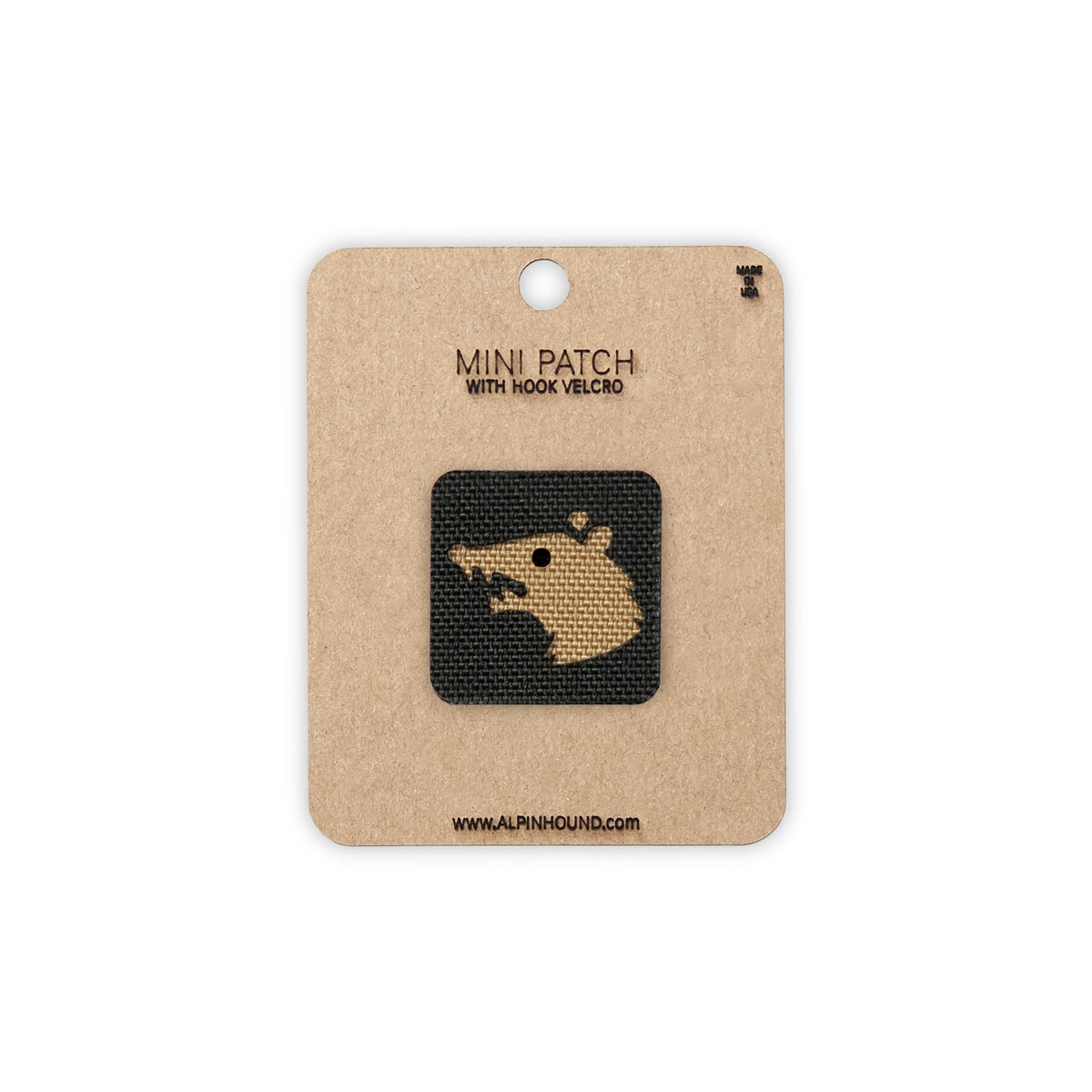 Opposum Head Tactical Patch 1X1 Cordura Morale Patch