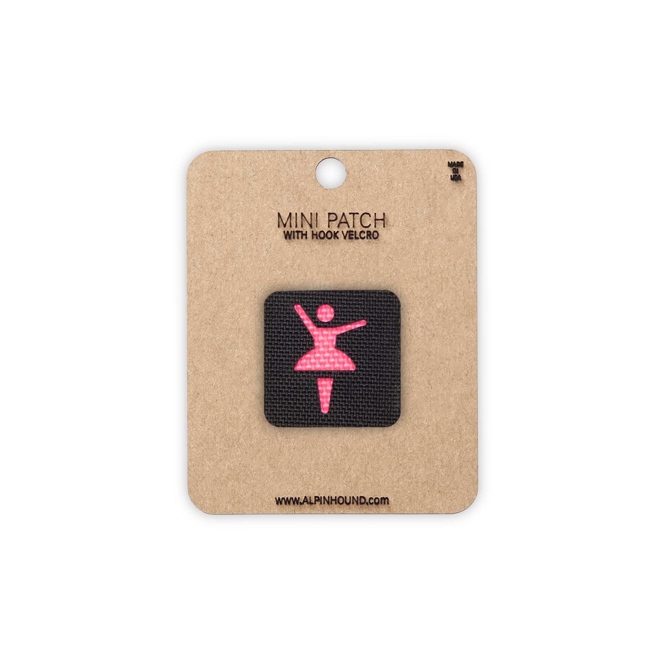 Ballerina Tactical Patch 1X1 Cordura Morale Patch