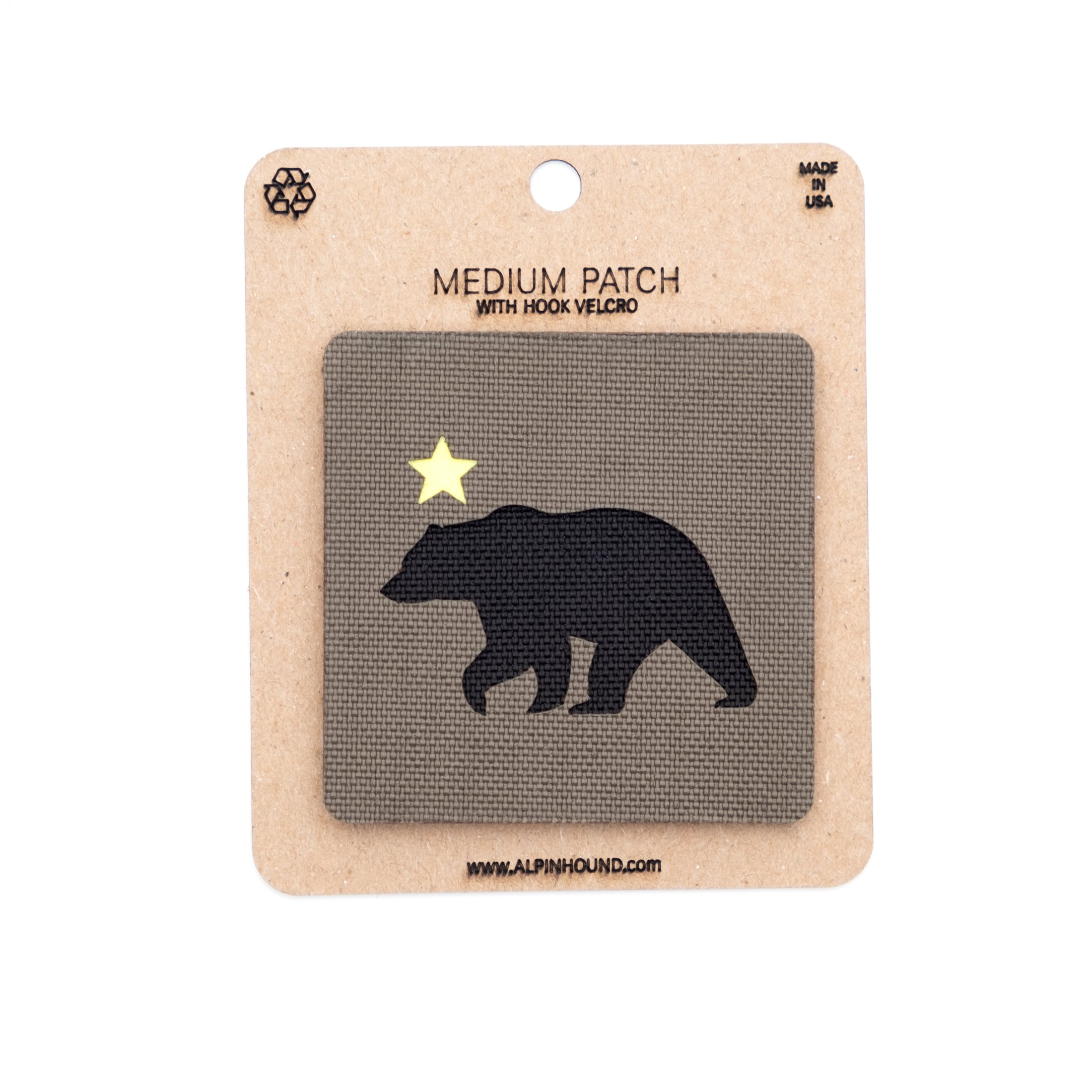 California Bear Tactical Patch 2X2