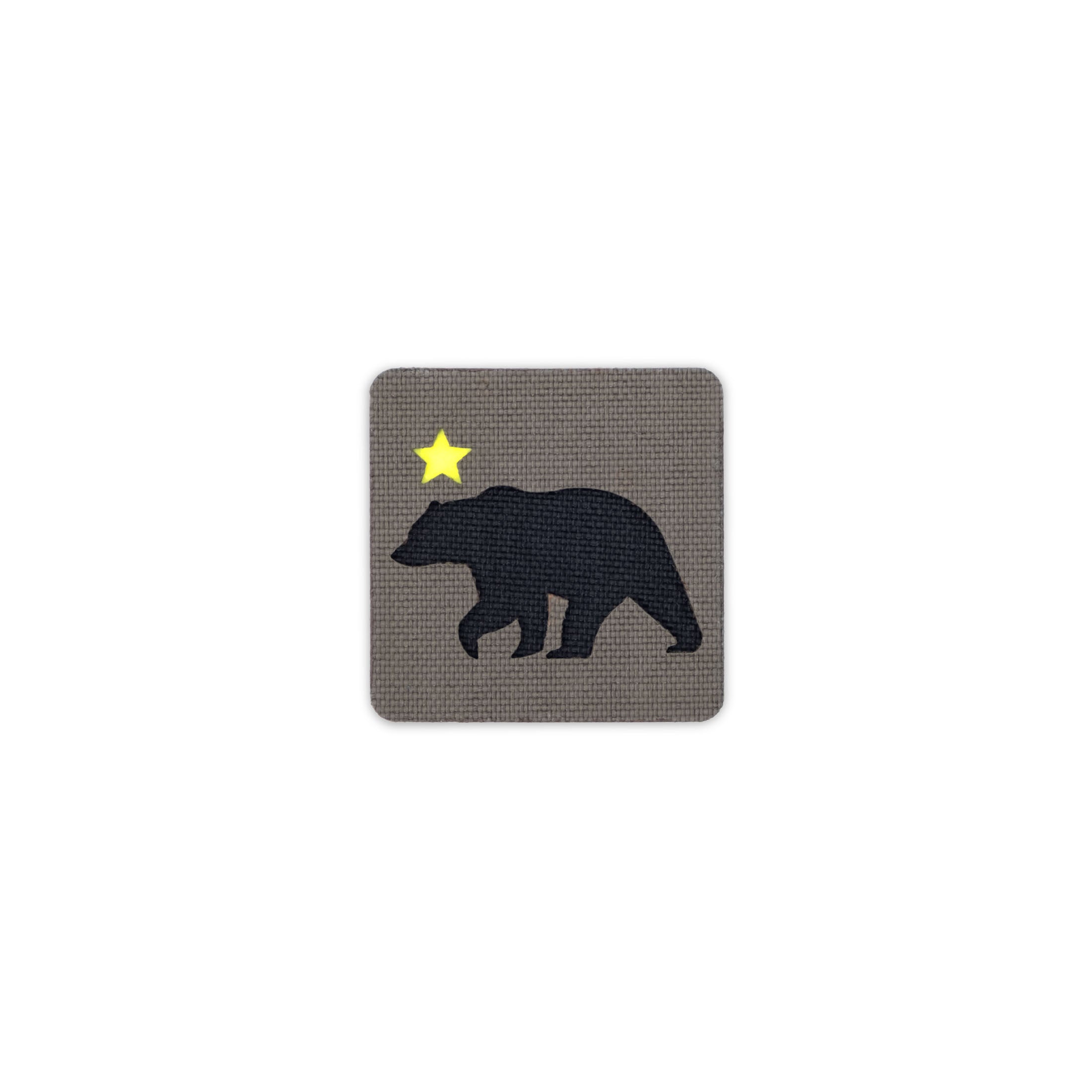 California Bear Tactical Patch 1.5X1.5 Cordura Morale Patch by Alpinhound Supply