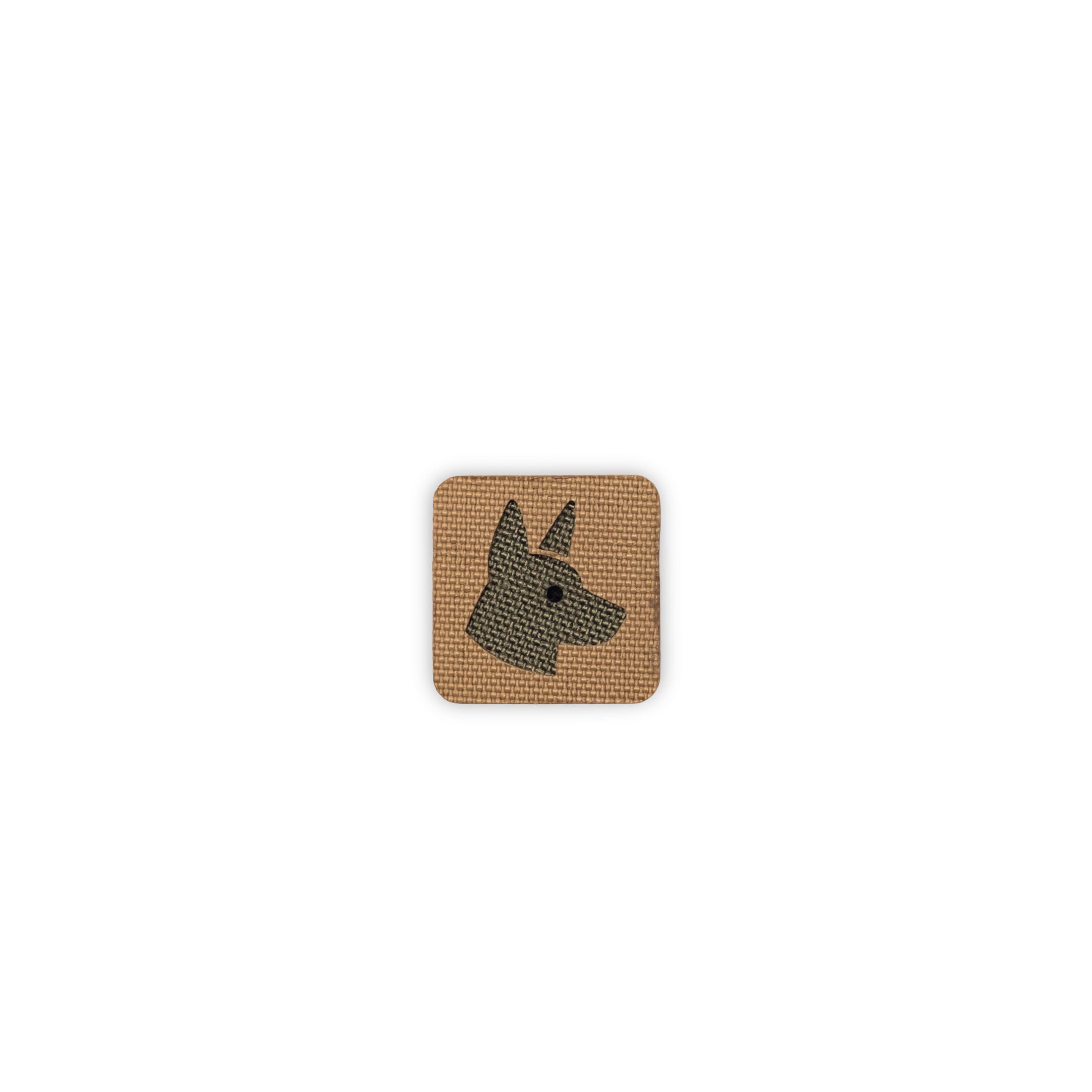 Belgian Malinois Head Tactical Patch 1X1