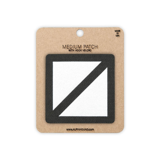 Diagonal Cordura Tactical Morale Patch 2x2 Hook Back