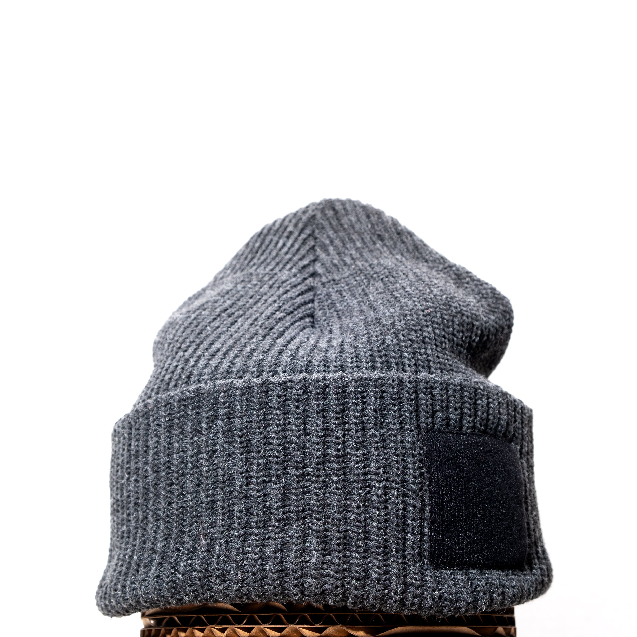 ECO-Wool Watch Caps with 2X2 Patch Panel