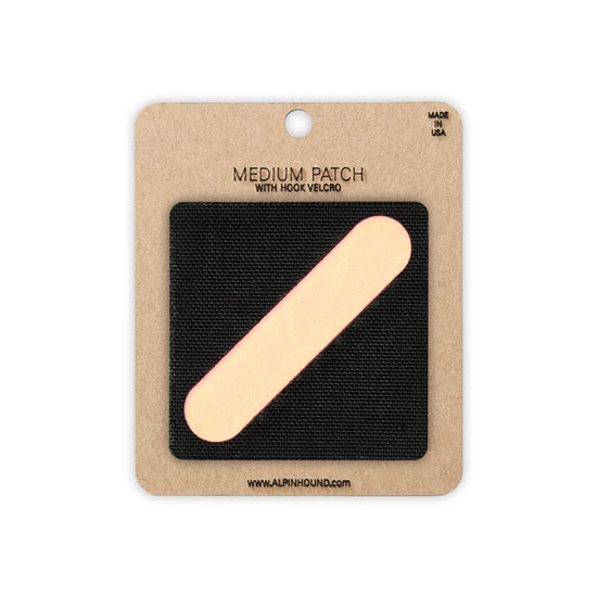 Diagonal Fat Line Tactical Patch 2X2 Cordura Morale Patch