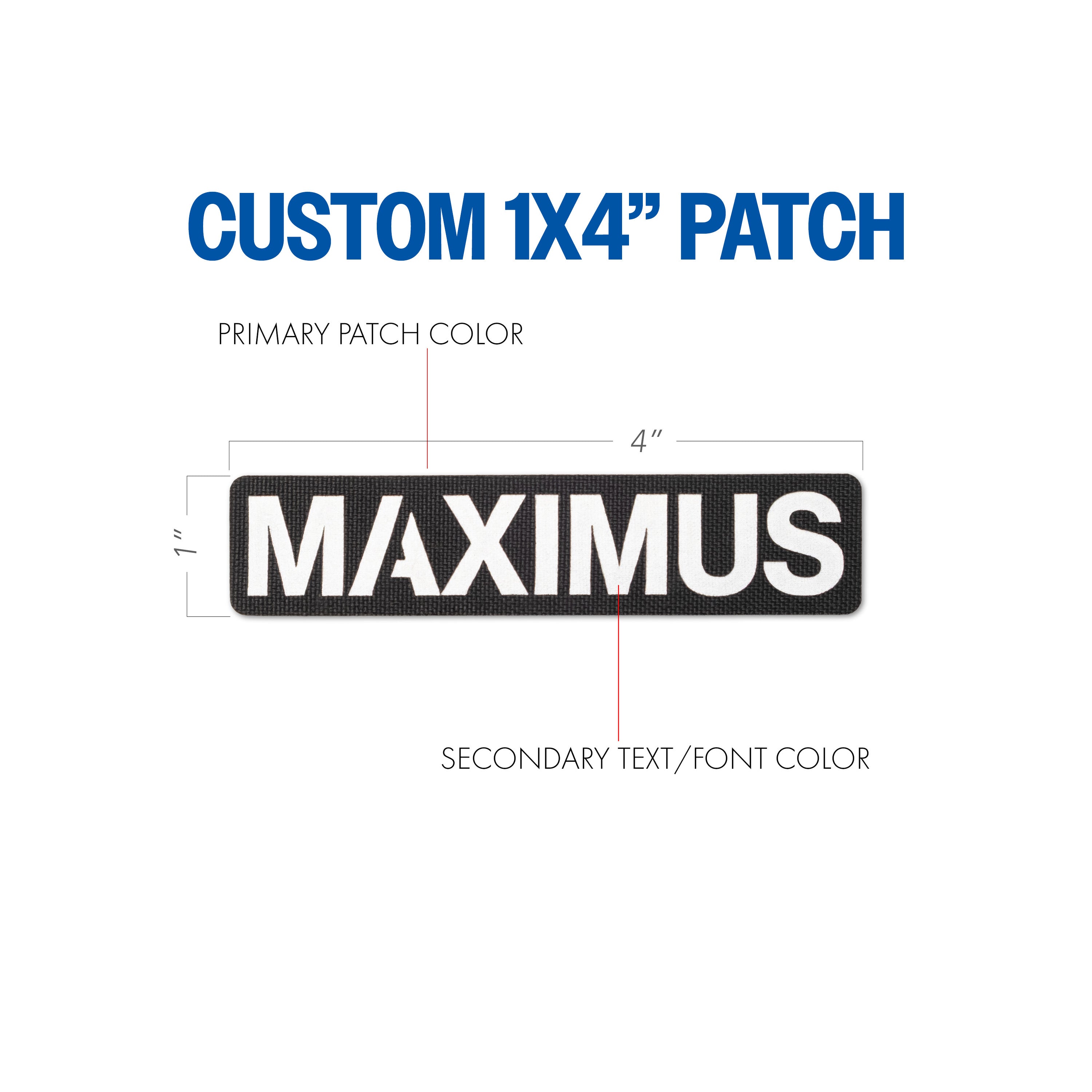 Custom Name Patch 1X4