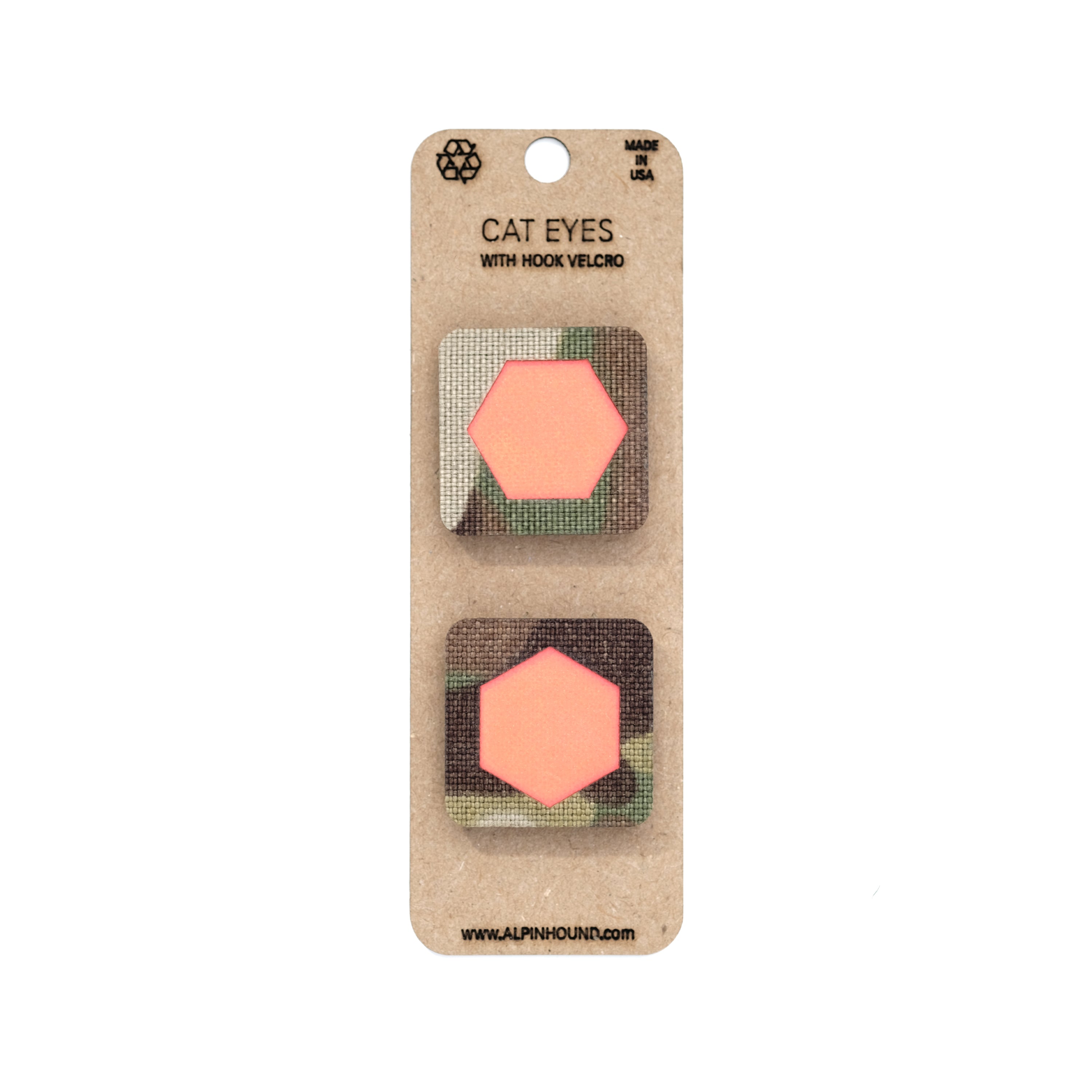 Reflective Cat Eye Tactical Patch Set 1X1