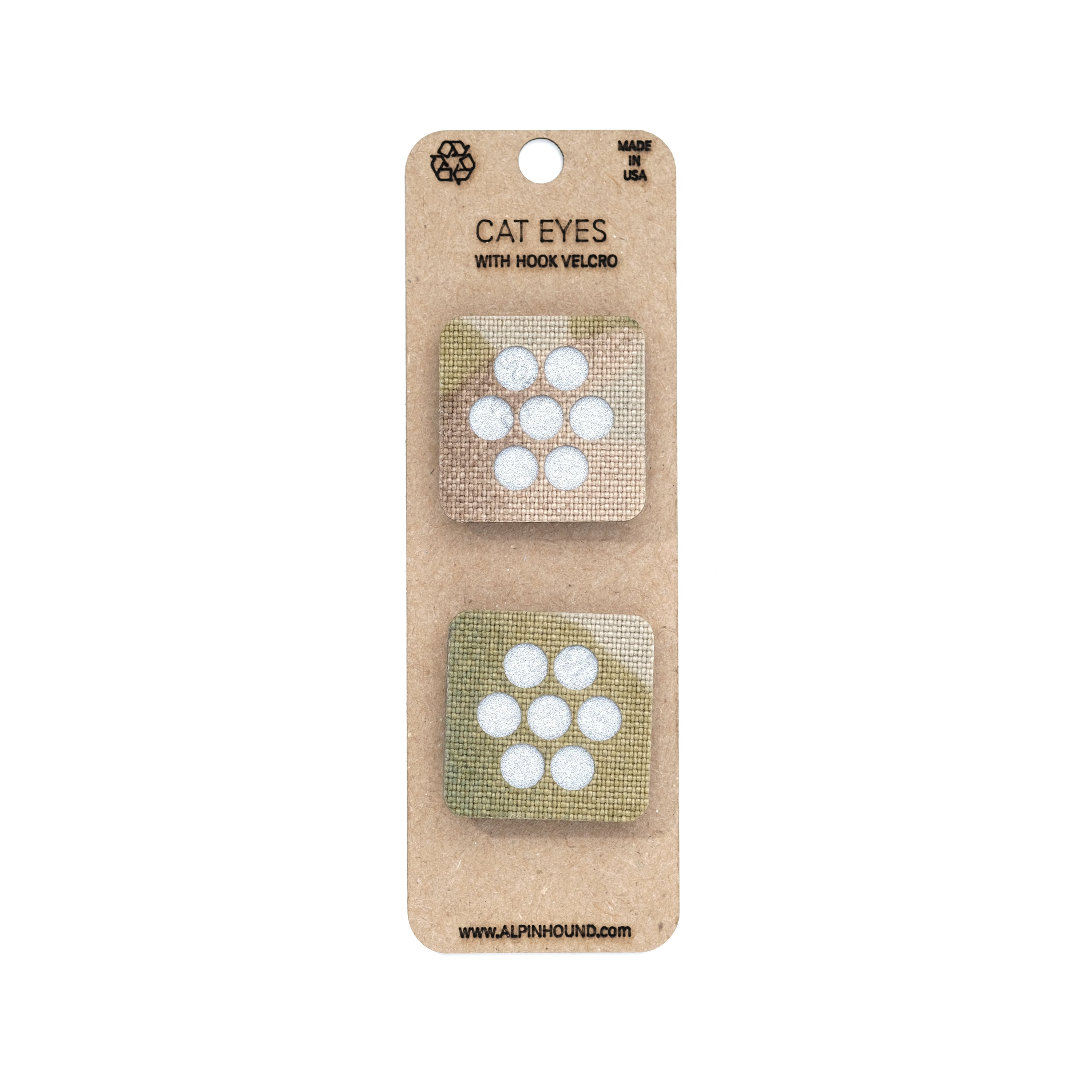 Reflective Cat Eye Tactical Patch Set 1X1