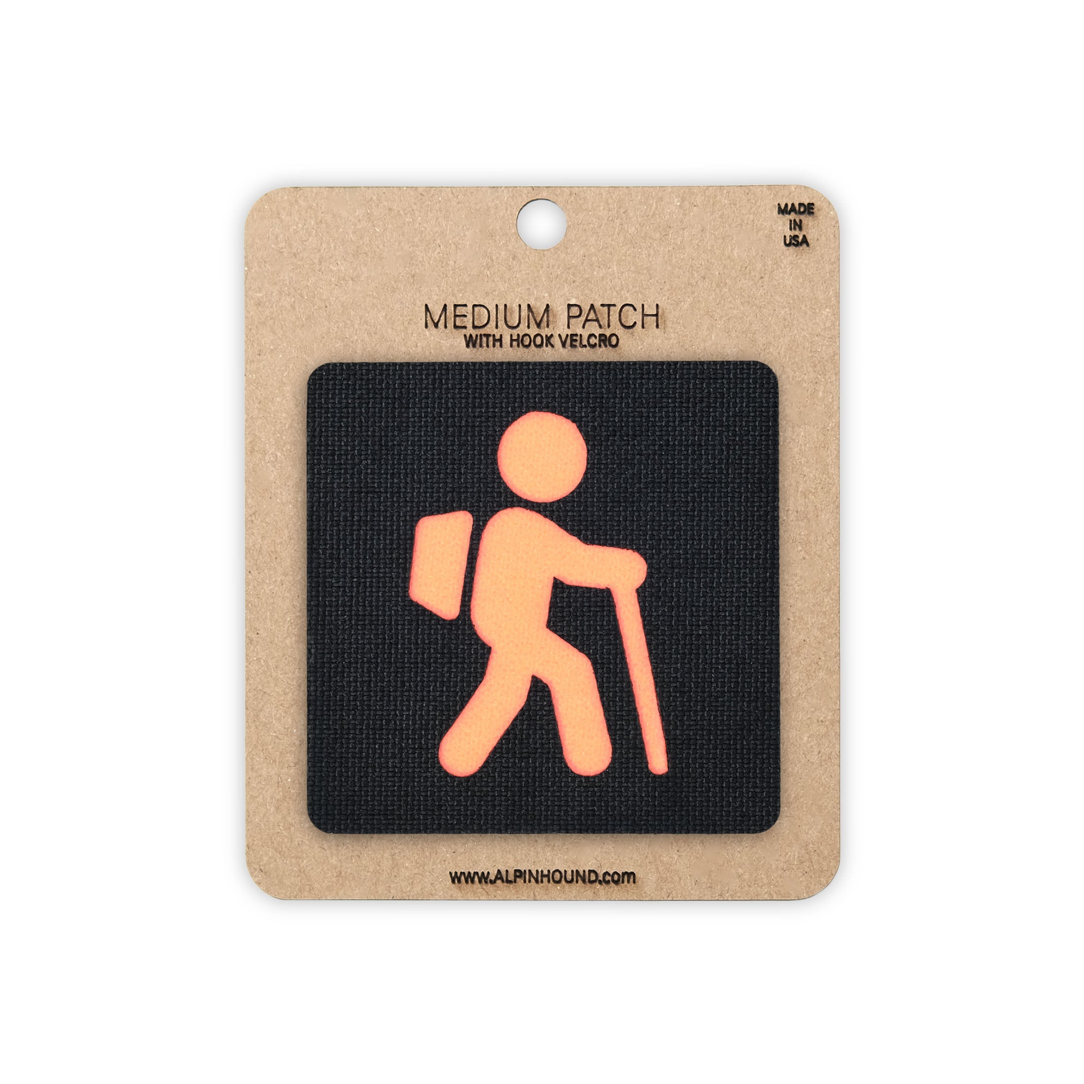 Hiker Tactical Patch 2X2 Cordura Morale Patch