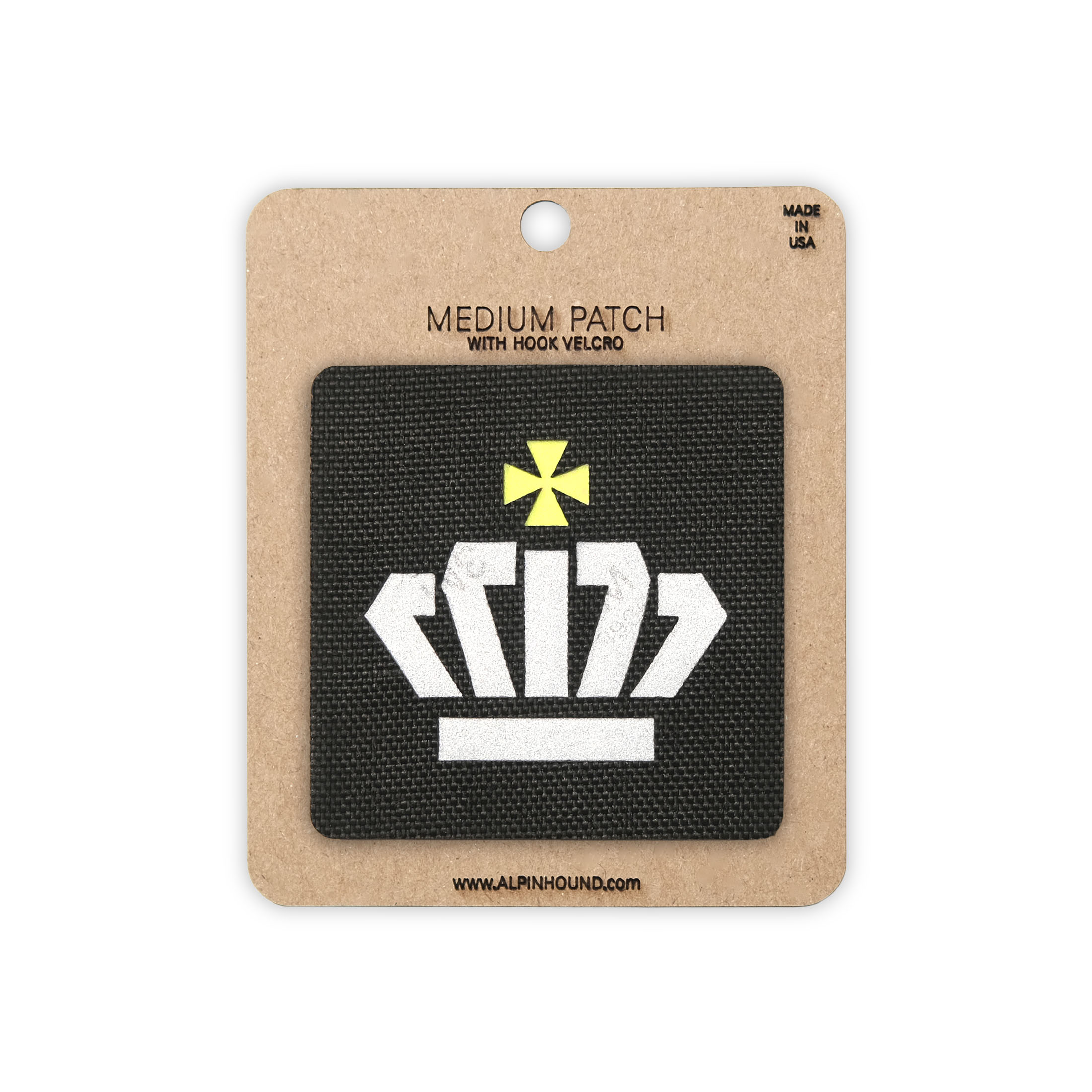 Royal Crown Tactical Patch 2X2 Cordura Morale Patch by Alpinhound Supply