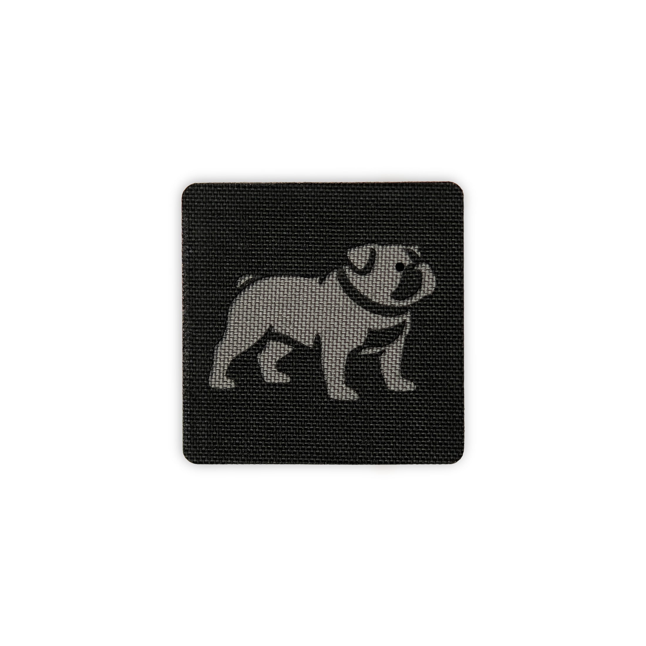 English Bulldog Tactical Patch 2X2 Cordura Morale Patch