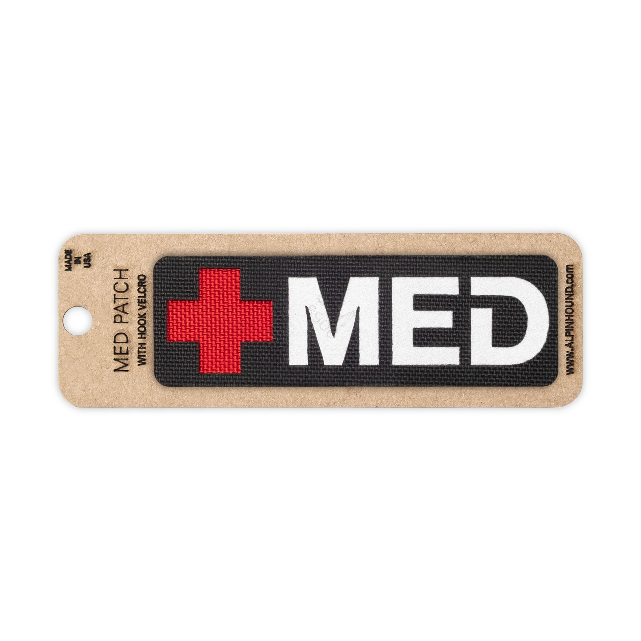 Medical ID Patch 1X2.75 Cordura Morale Patch by Alpinhound Supply