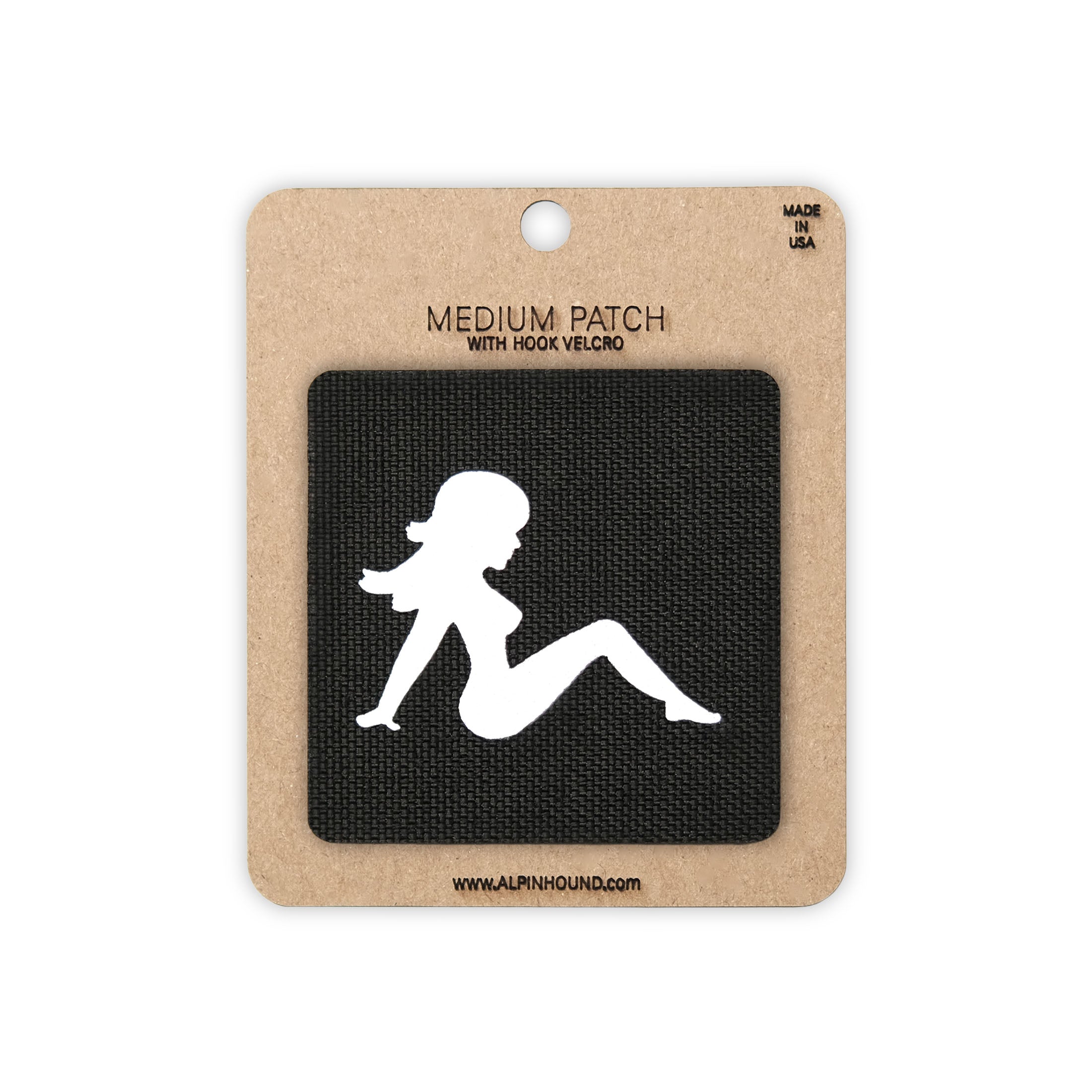 Mud flap Girl Tactical Patch 2X2 Cordura Morale Patch by Alpinhound Supply