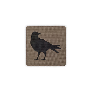 Crow patch 2x2 ranger green black solo shot
