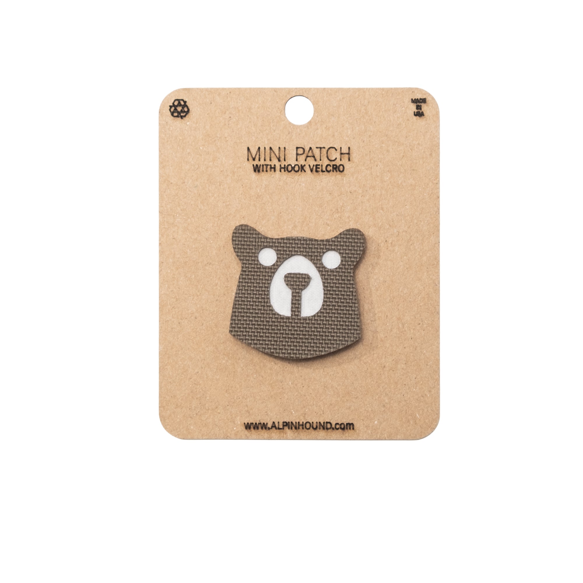 Grizzly Bear Head Tactical 1X1