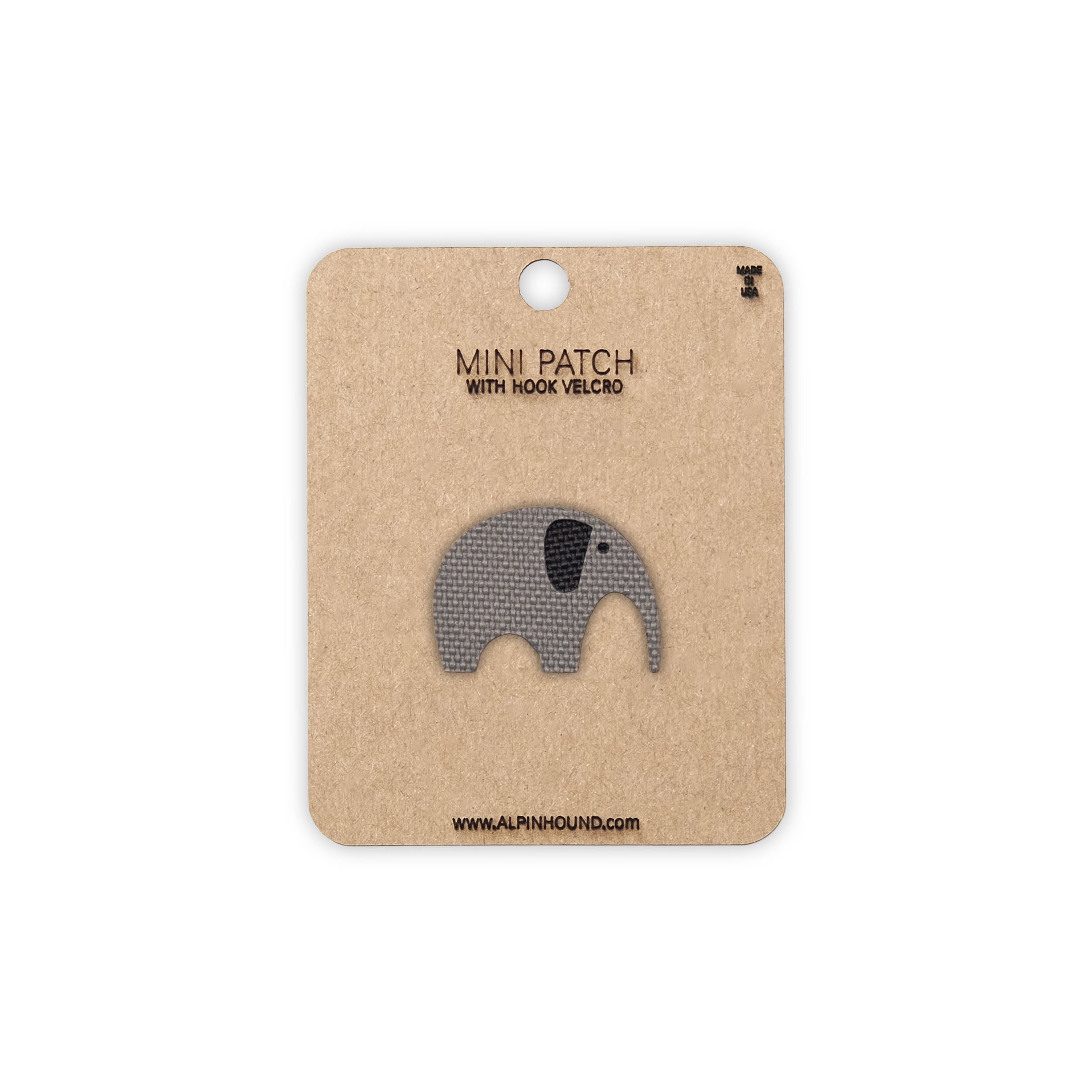 Elephant Tactical Patch 1X1 Cordura Morale Patch by Alpinhound Supply