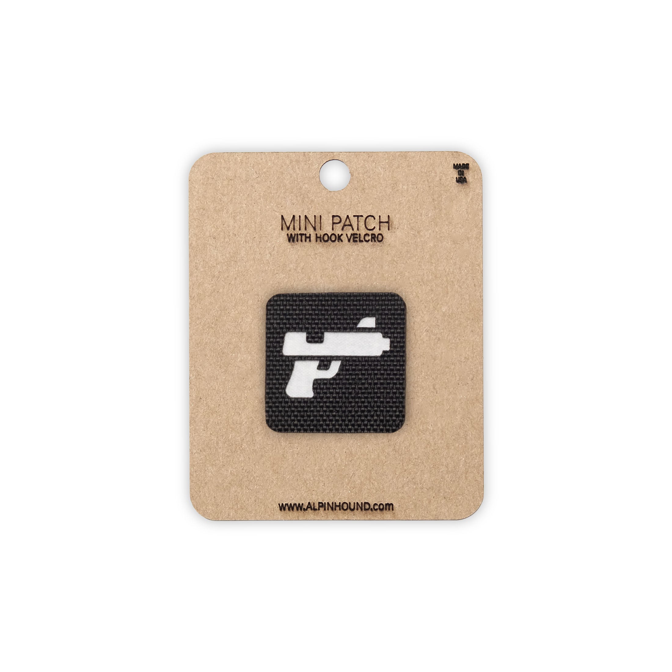 Gun Tactical Patch 1X1 Cordura Morale Patch by Alpinhound Supply