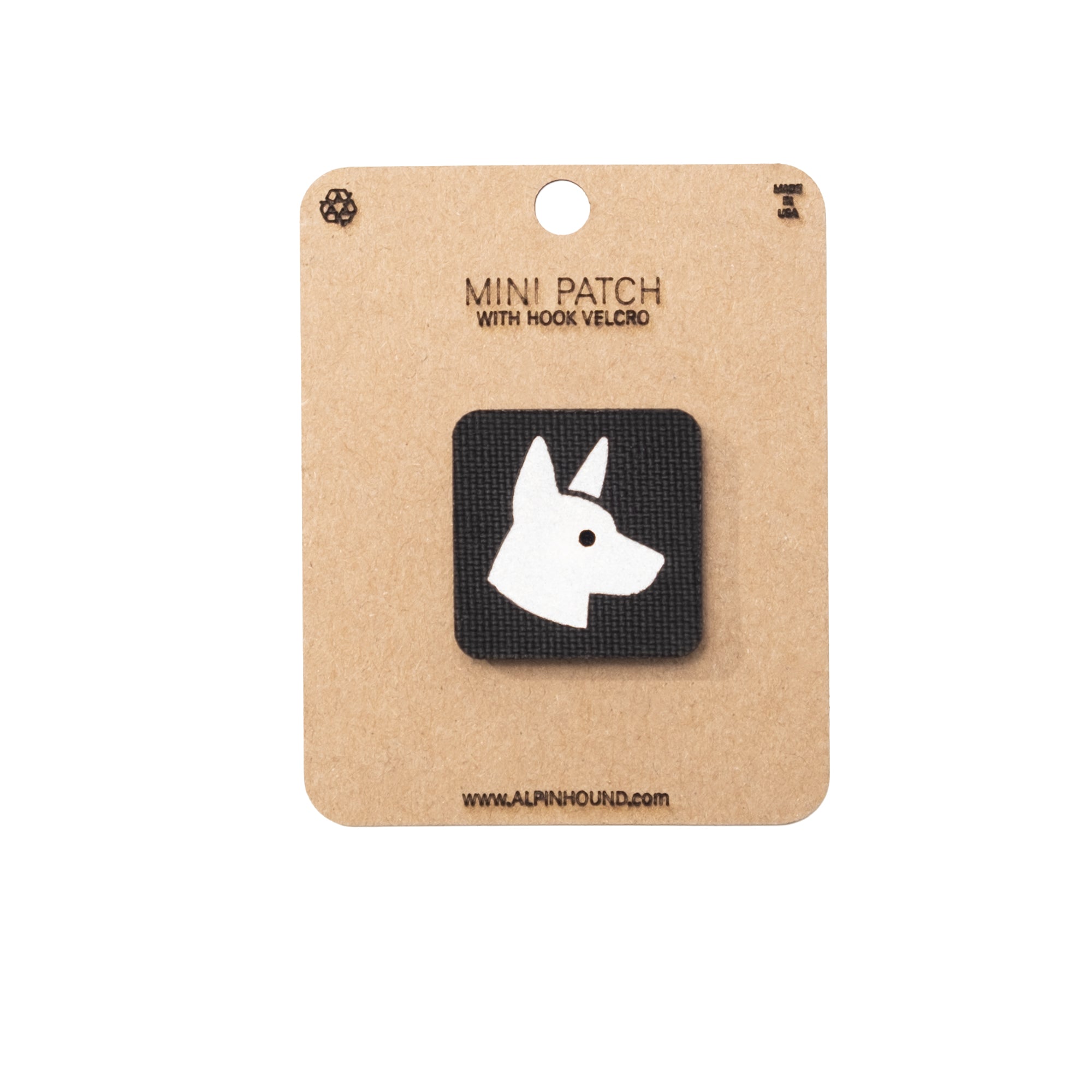 Belgian Malinois Head Tactical Patch 1X1