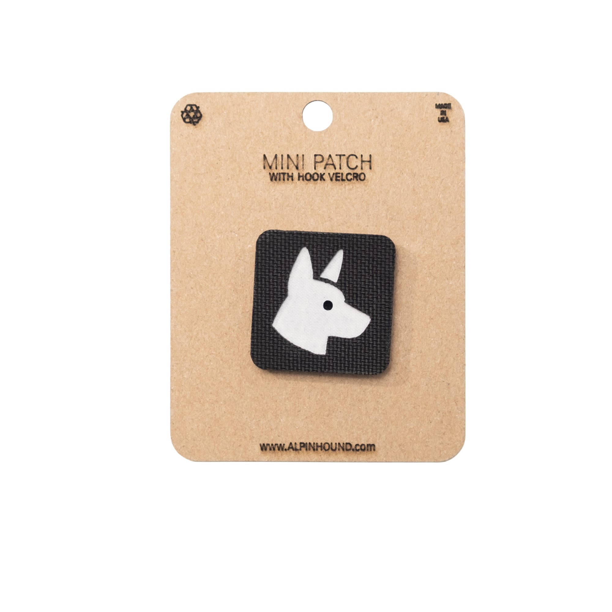 Belgian Malinois Head Tactical Patch 1X1