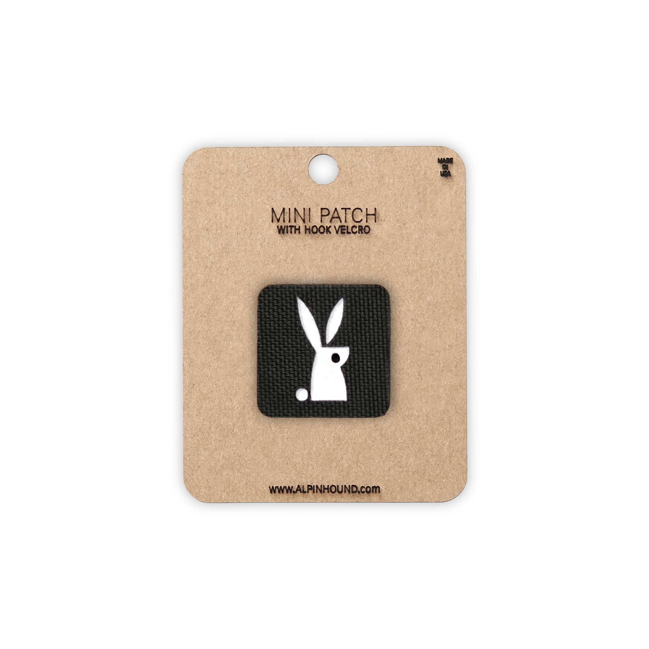 Rabbit Tactical Patch 1X1 Cordura Morale Patch by Alpinhound Supply
