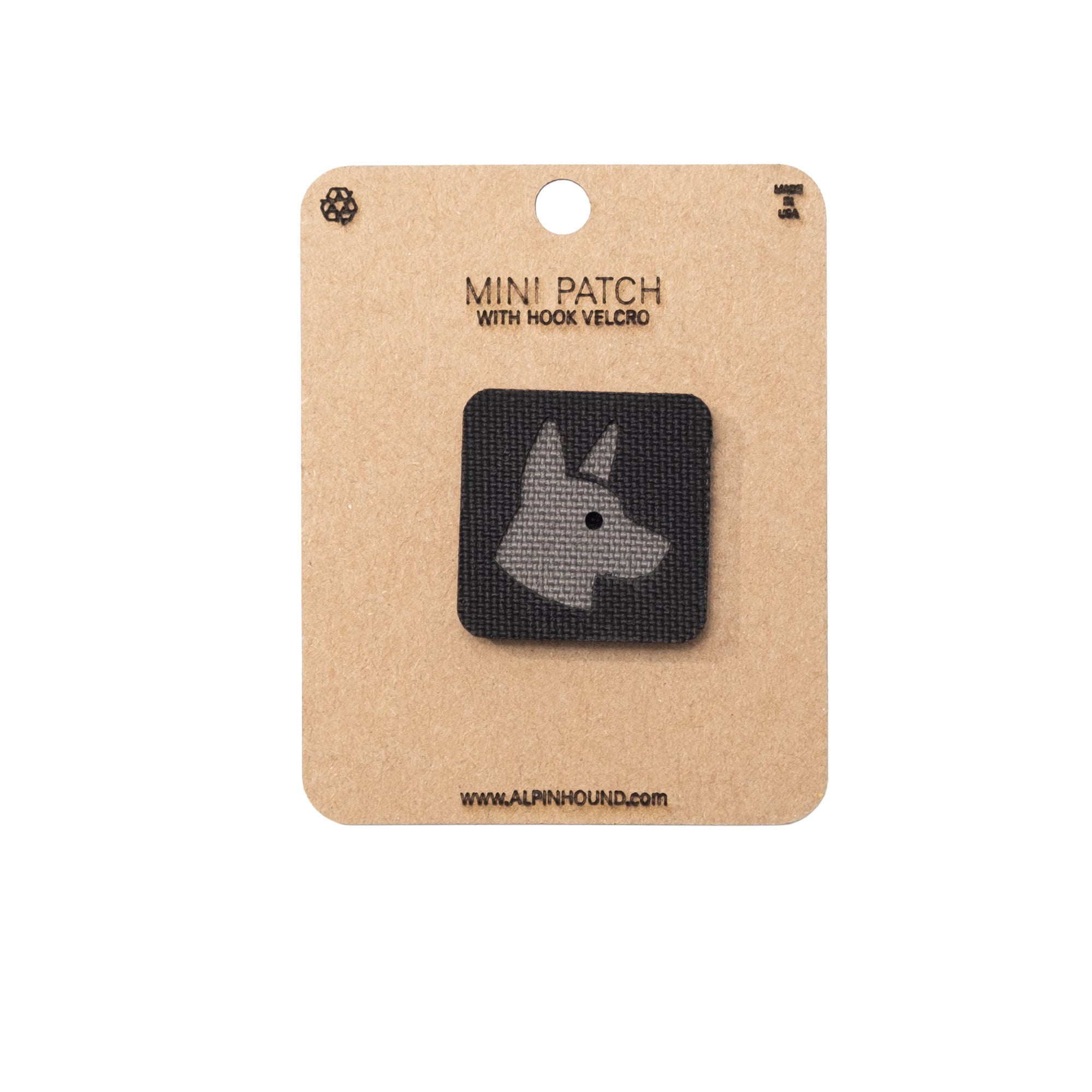 Belgian Malinois Head Tactical Patch 1X1