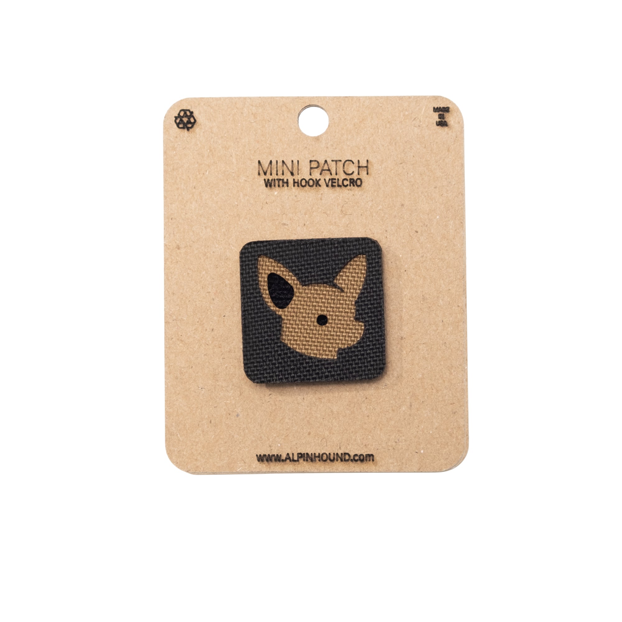 Chihuahua Head Tactical Patch 1X1