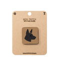 Belgian Malinois Head Tactical Patch 1X1