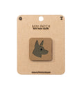 Belgian Malinois Head Tactical Patch 1X1