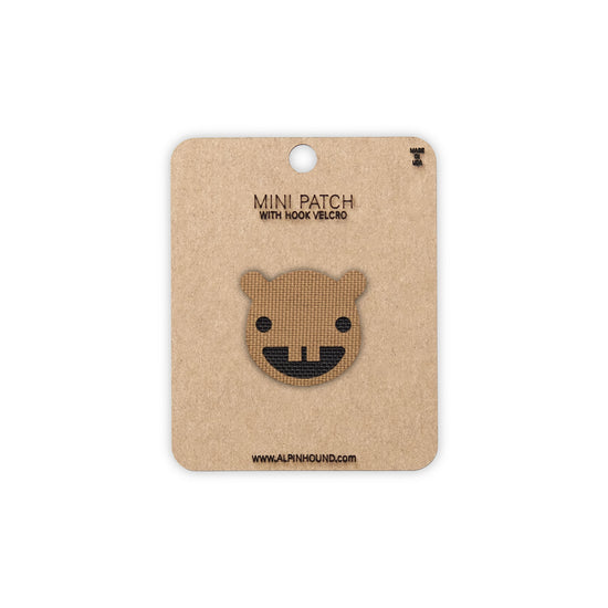 Woodchuck Head Tactical Patch 1X1 Cordura Morale Patch