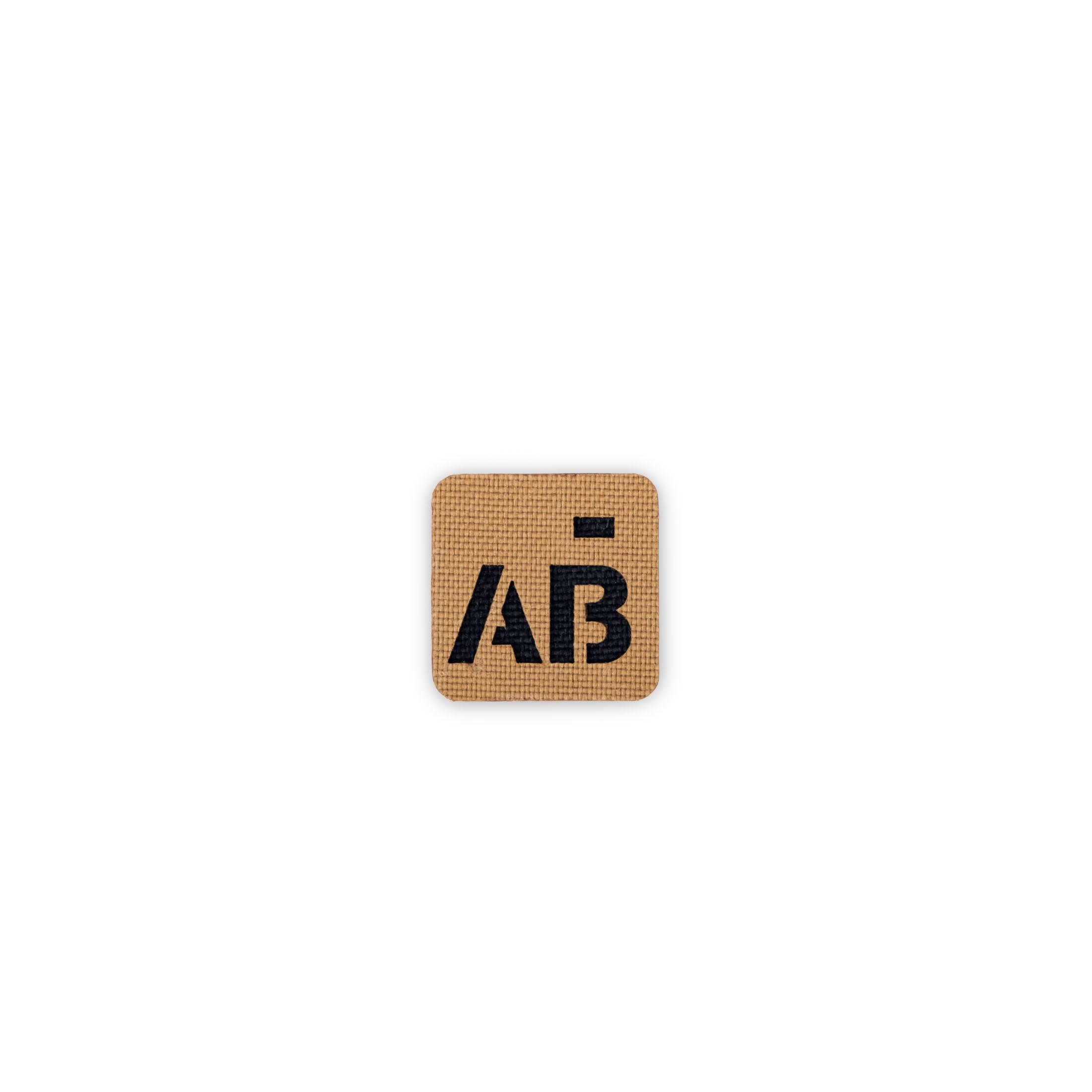 Blood Type Tactical Patch 1X1 Cordura Morale Patch by Alpinhound Supply