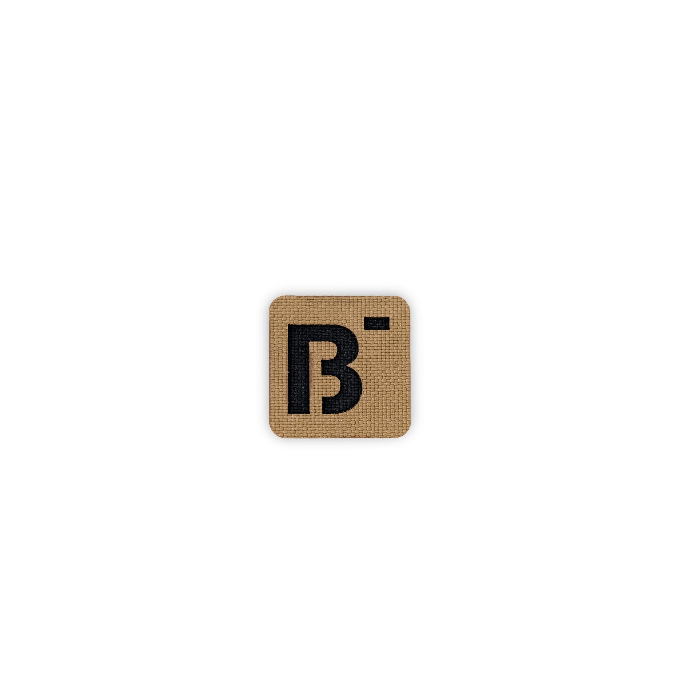 Blood Type Tactical Patch 1X1 Cordura Morale Patch by Alpinhound Supply