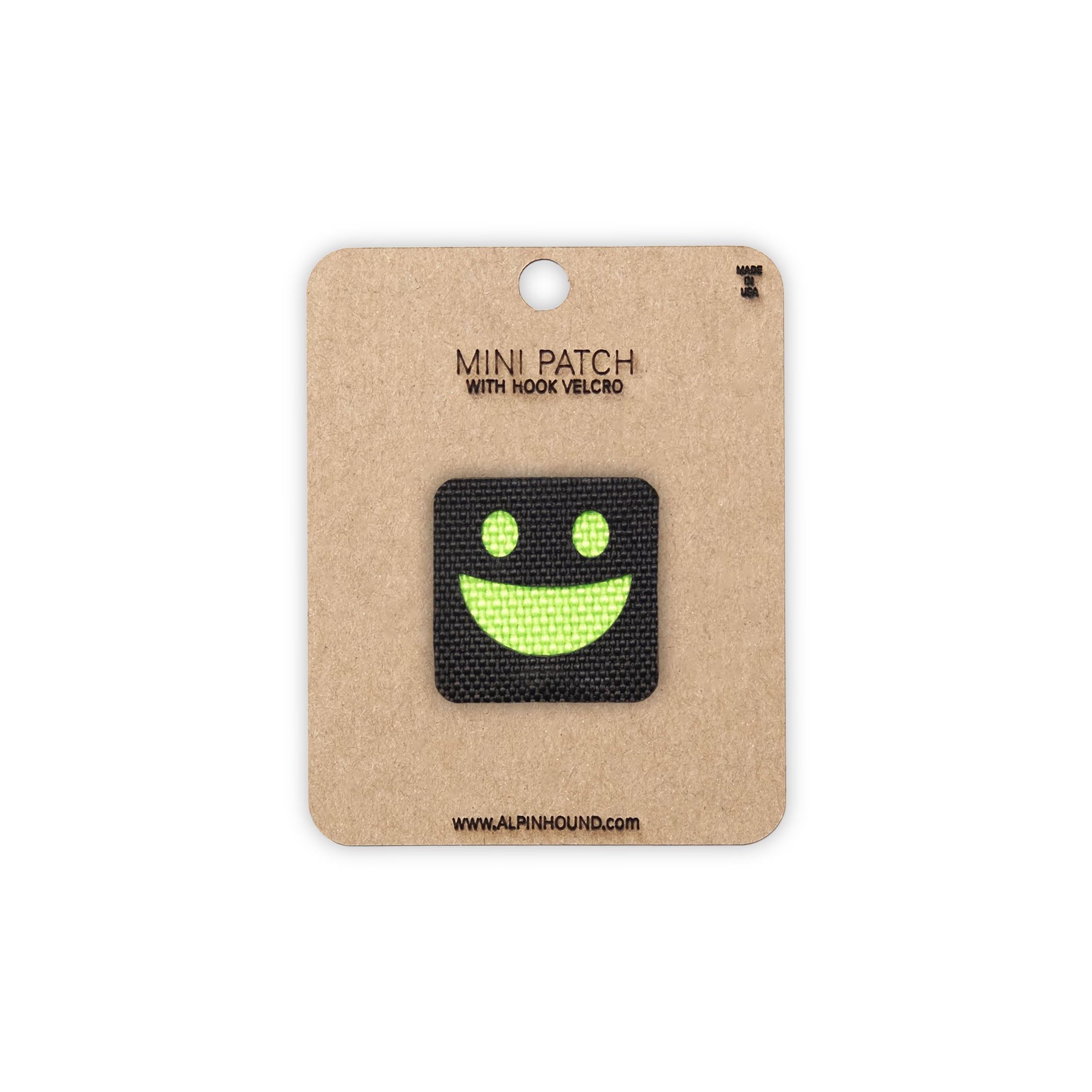 Smiley Face Tactical Patch 1X1 Cordura Morale Patch by Alpinhound Supply