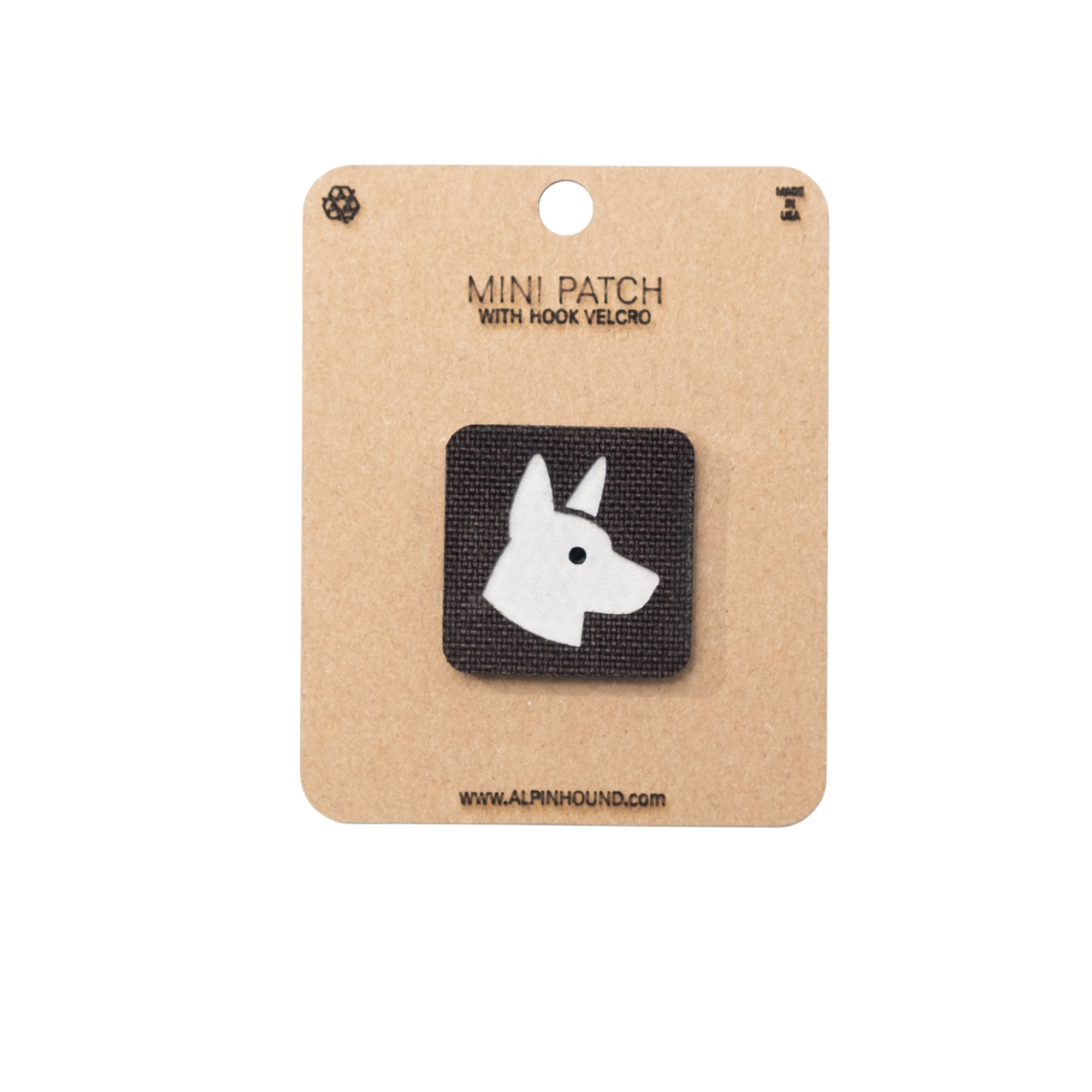 Belgian Malinois Head Tactical Patch 1X1