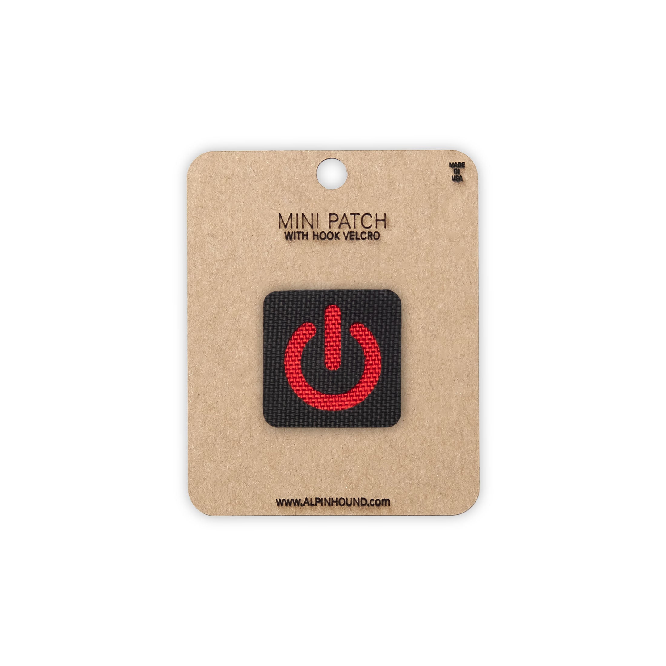 Power Off Tactical Patch 1X1 Cordura Morale Patch by Alpinhound Supply