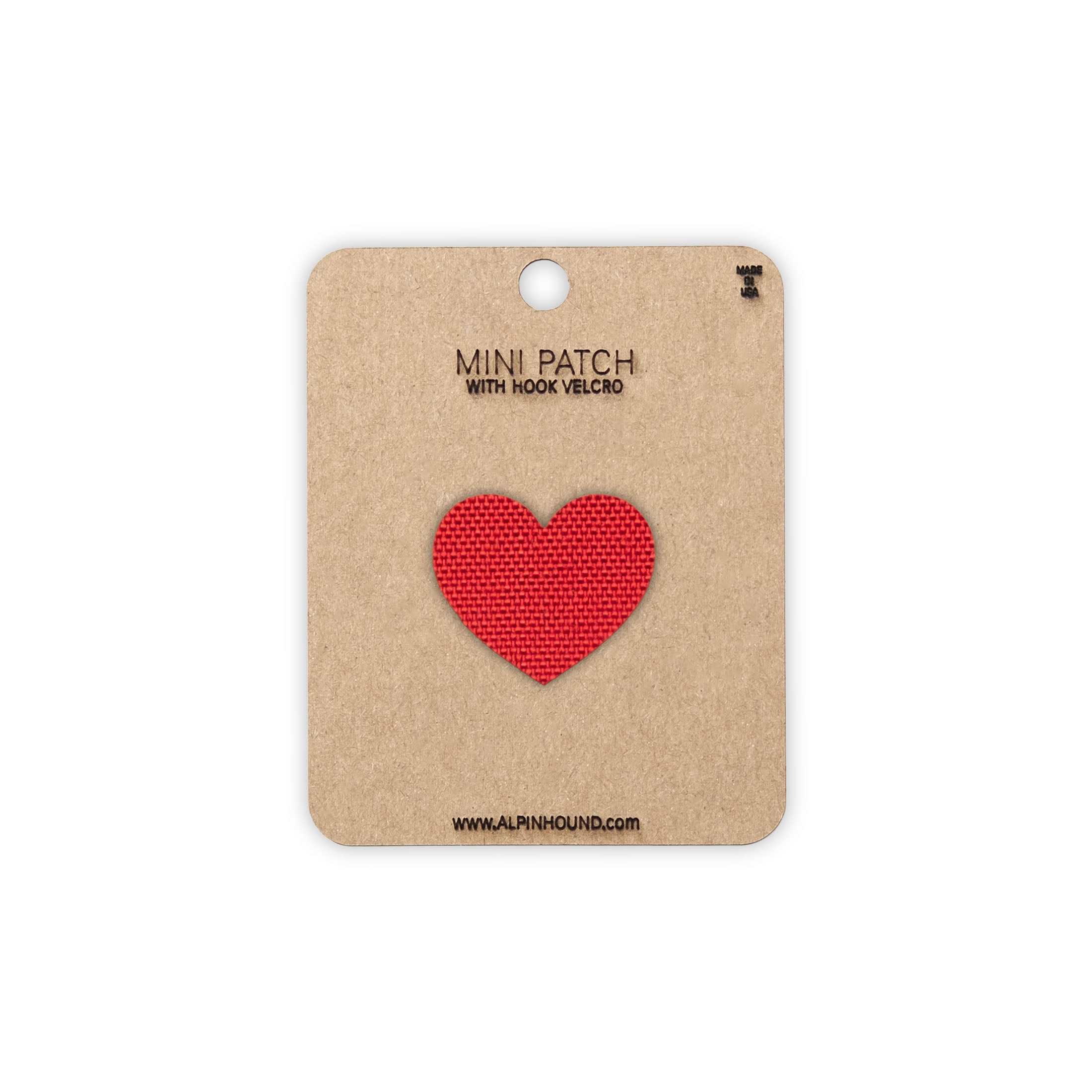 Heart Tactical Patch 1X1 Cordura Morale Patch by Alpinhound Supply