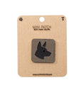 Belgian Malinois Head Tactical Patch 1X1