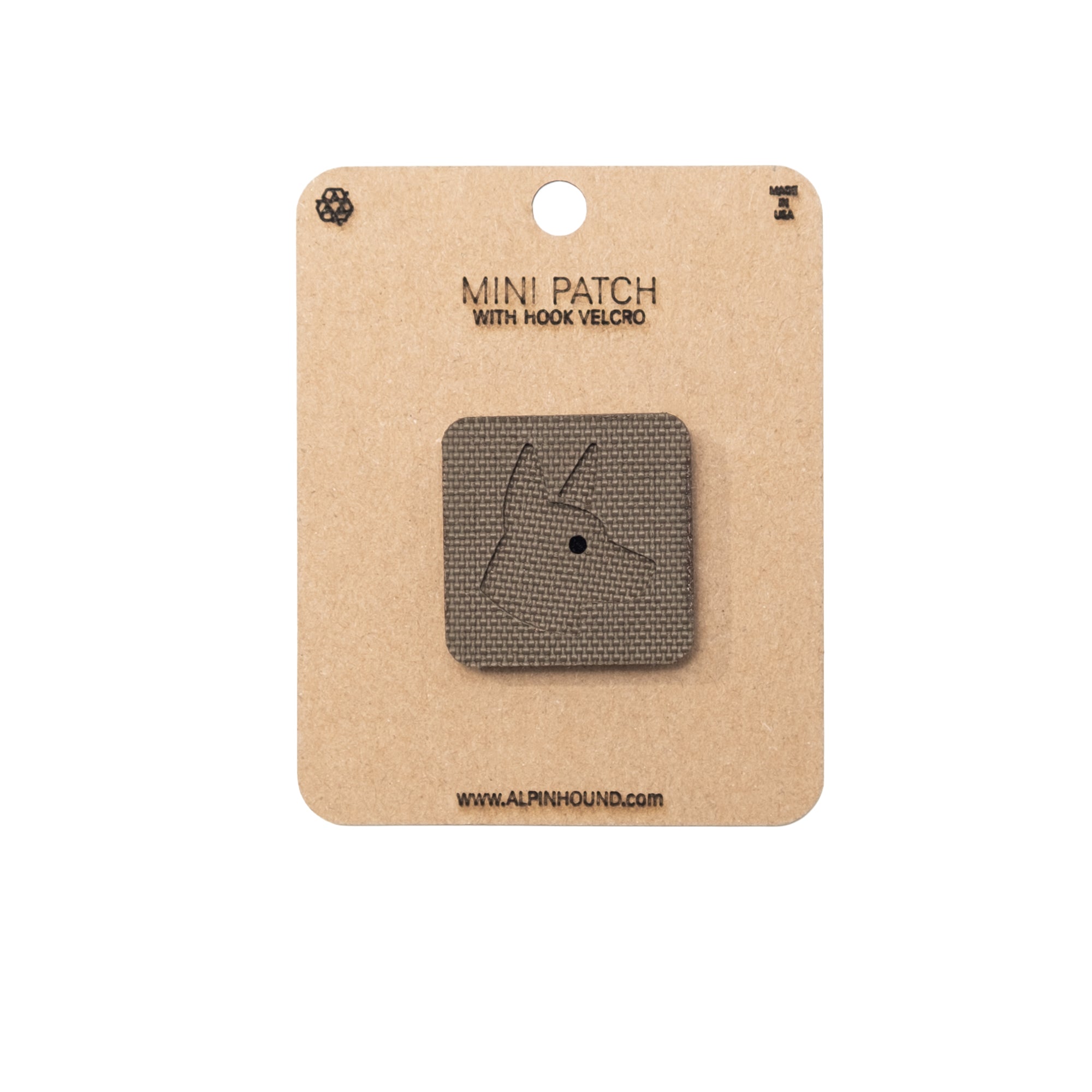 Belgian Malinois Head Tactical Patch 1X1