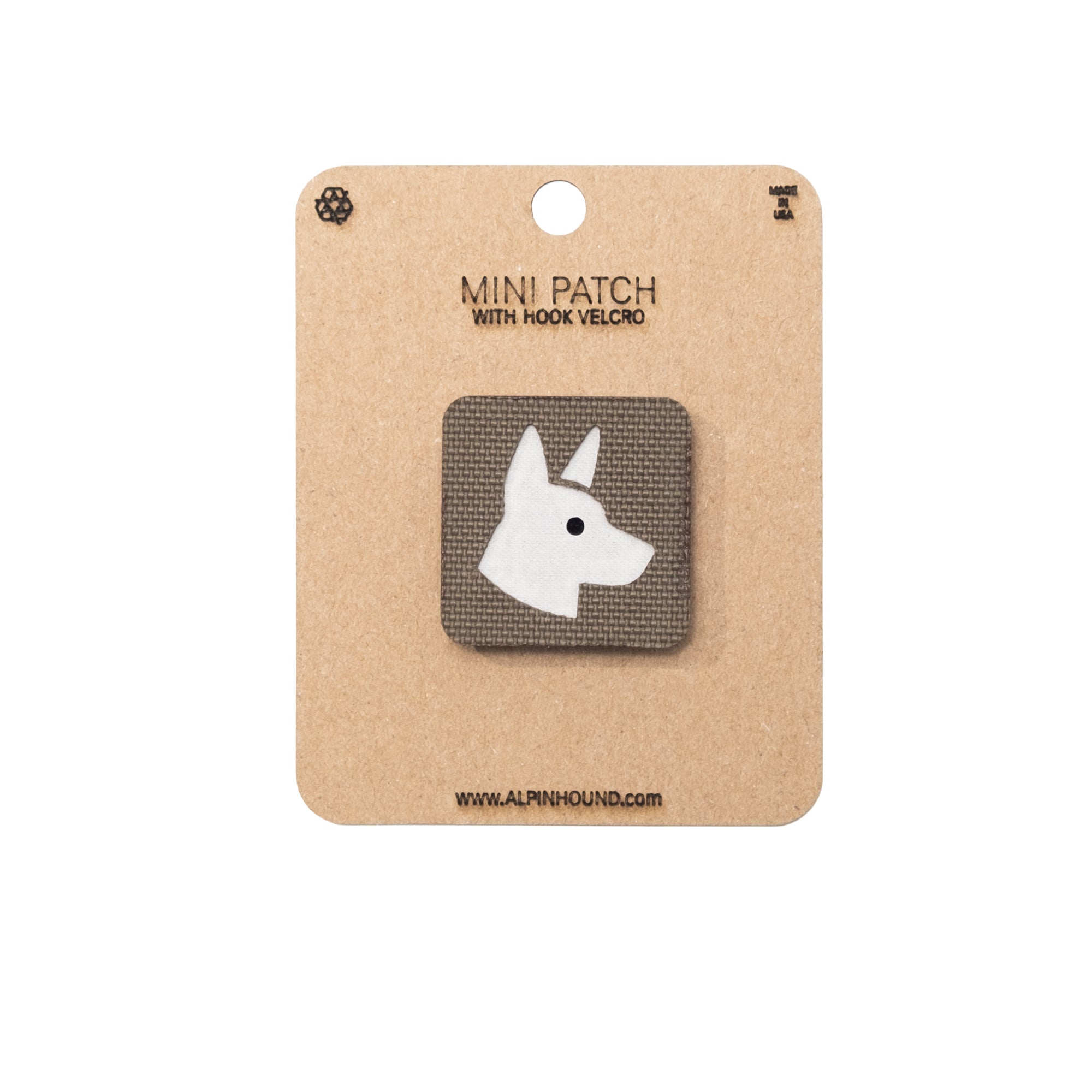 Belgian Malinois Head Tactical Patch 1X1