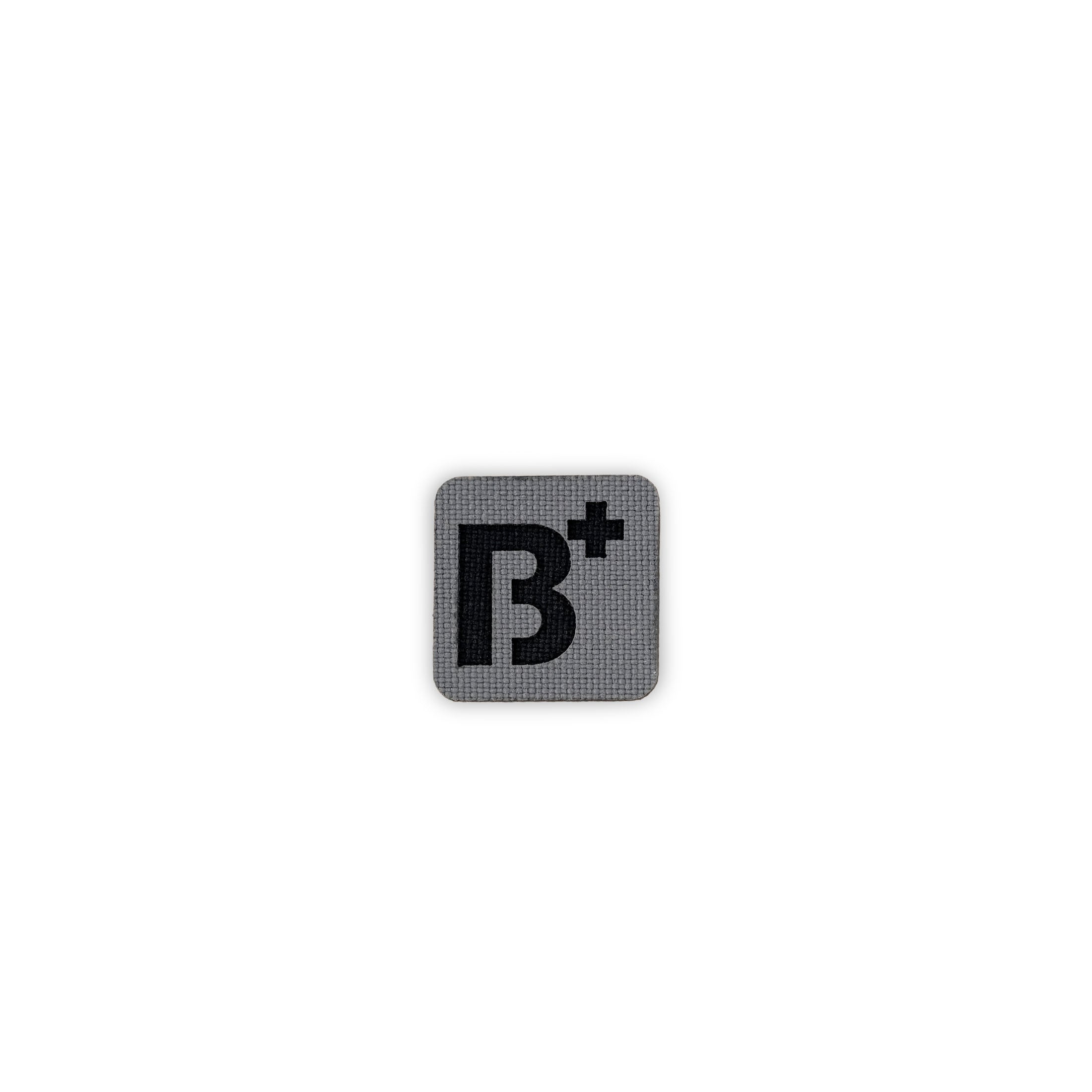Blood Type Tactical Patch 1X1 Cordura Morale Patch by Alpinhound Supply
