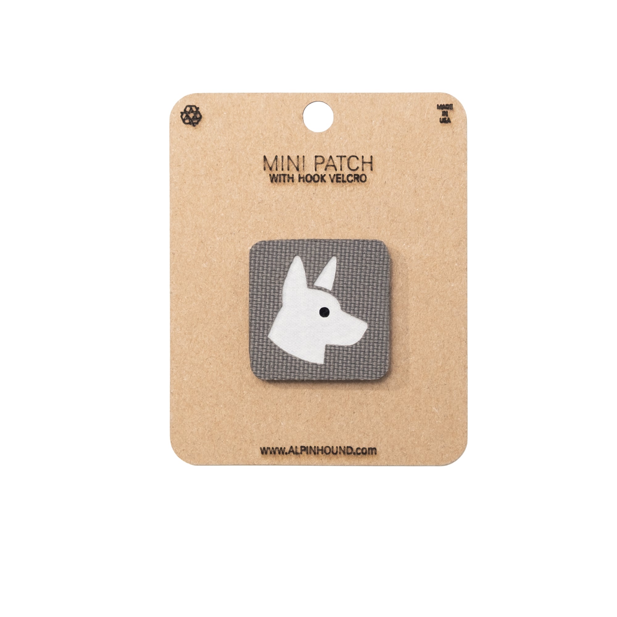 Belgian Malinois Head Tactical Patch 1X1