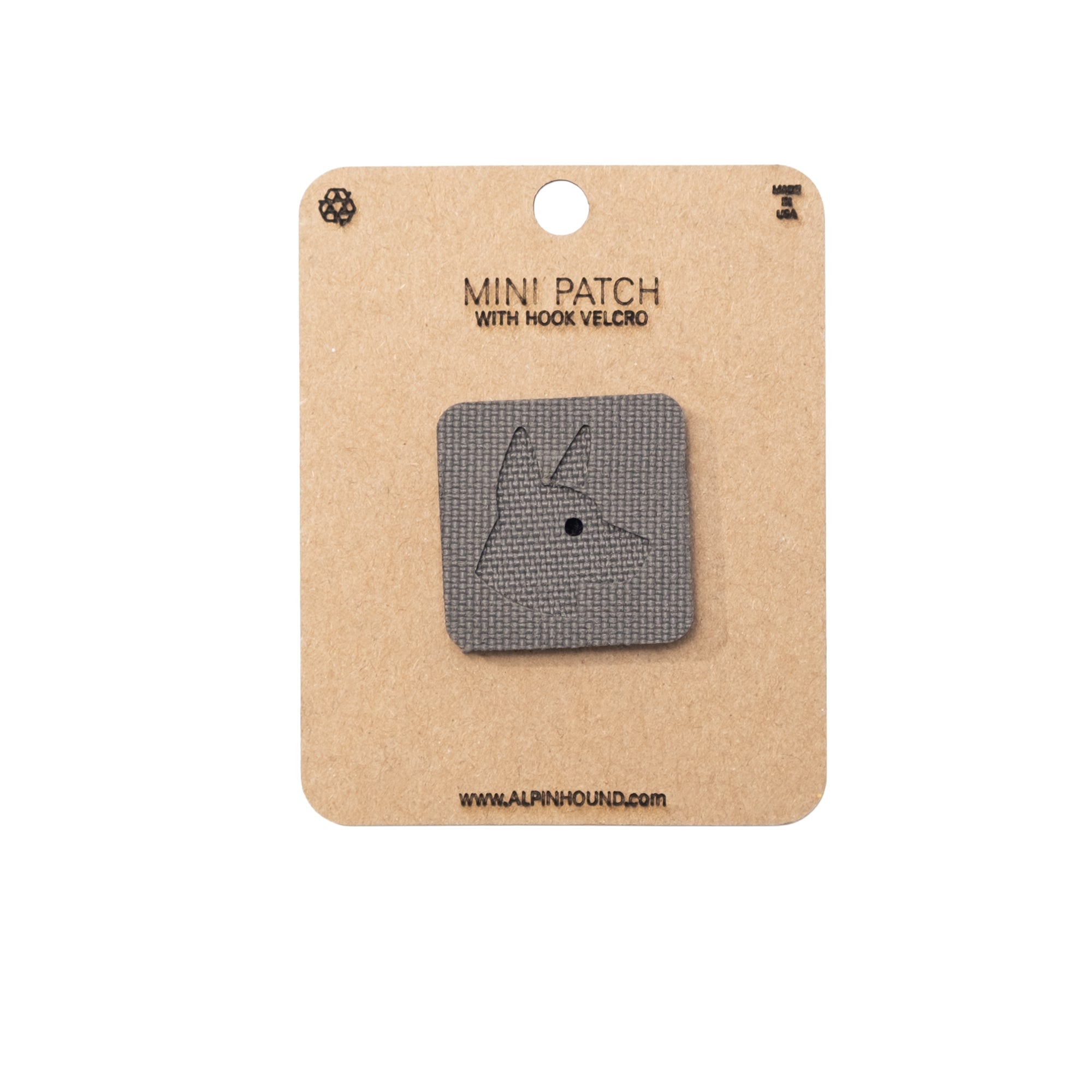 Belgian Malinois Head Tactical Patch 1X1