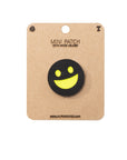 Smiley Face Tactical Patch Round 1X1