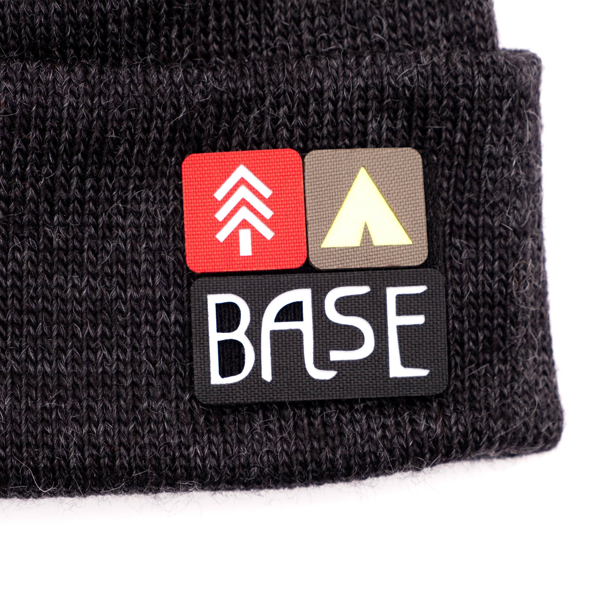 American Mohair Beanie with 2X2 Patch Panel