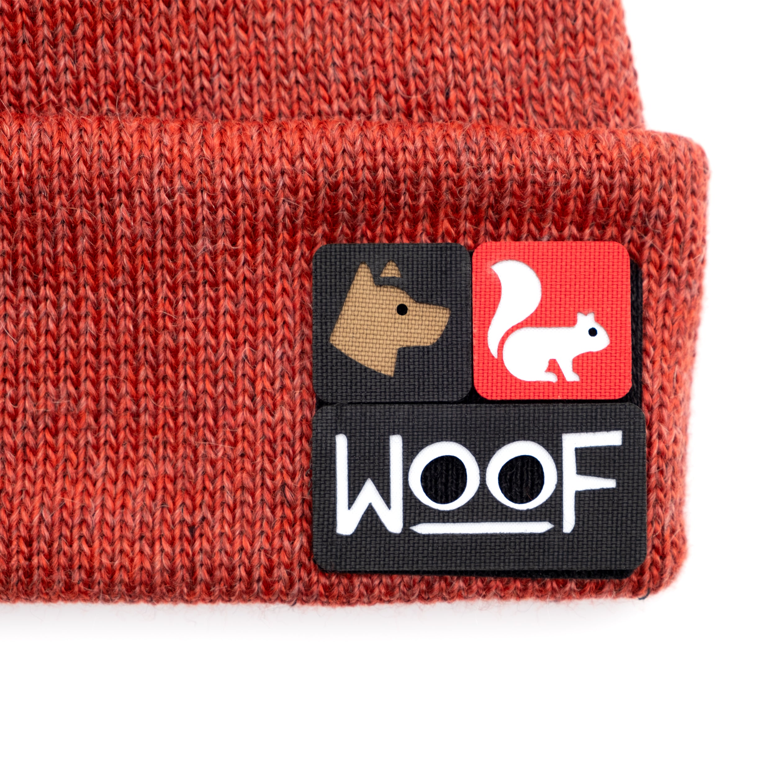 American Mohair Beanie with 2X2 Patch Panel