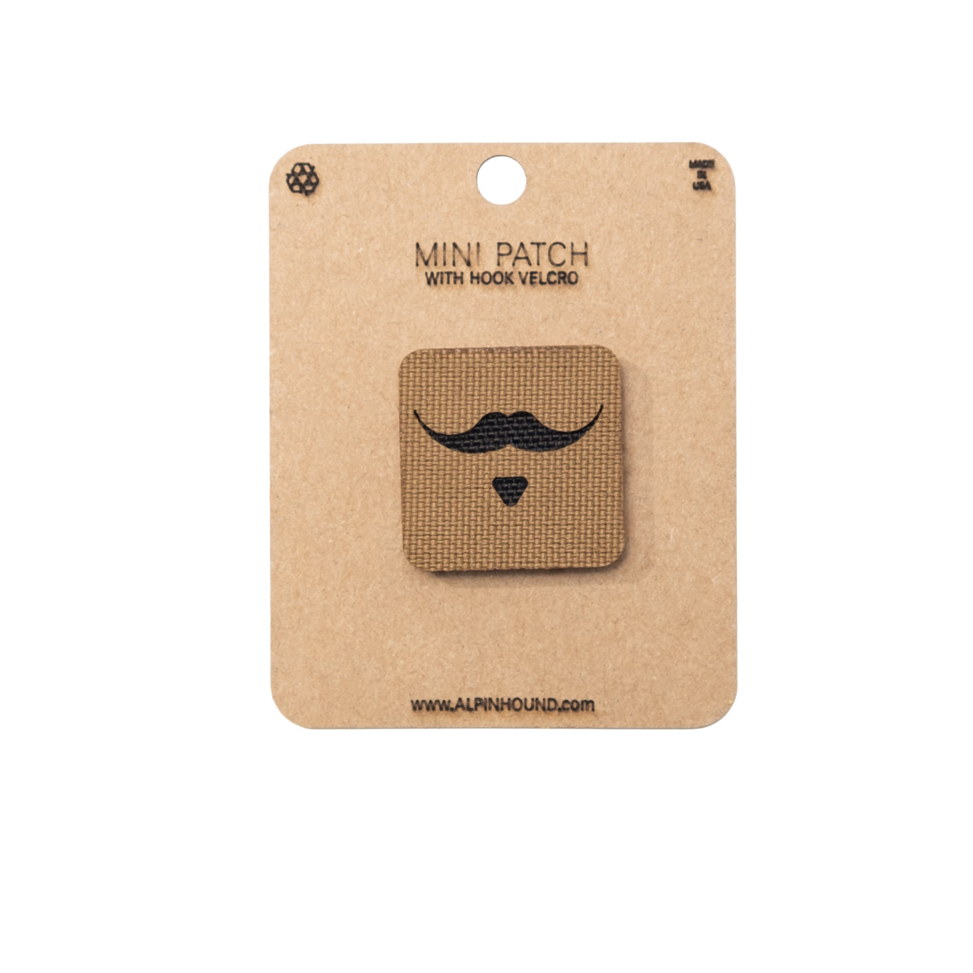 Moustache Tactical Patch 1X1