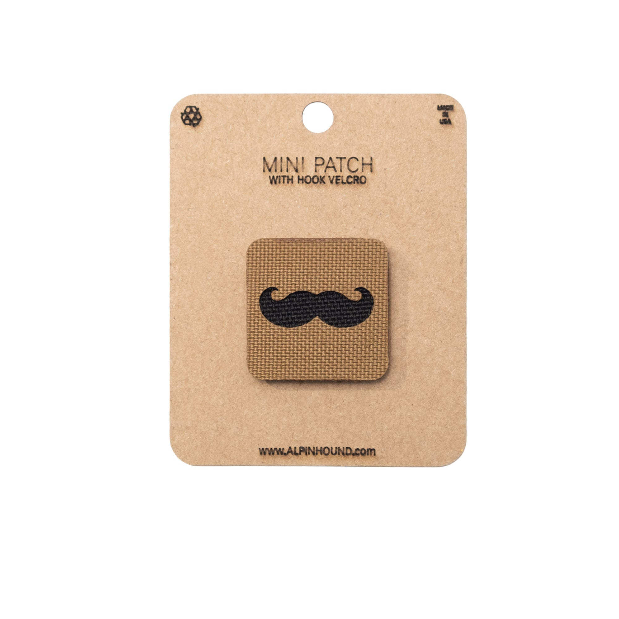 Moustache Tactical Patch 1X1