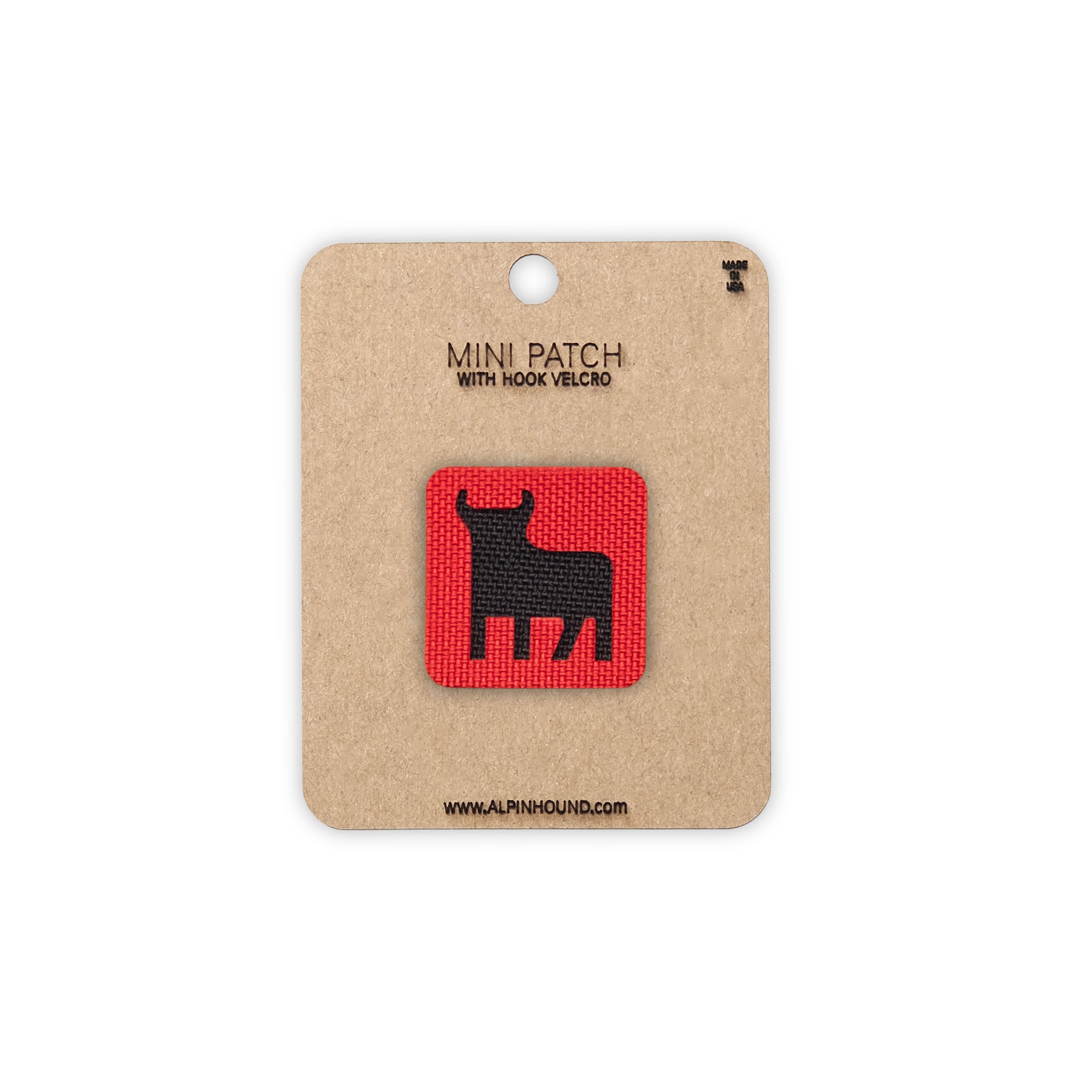 Bull Tactical Patch 1X1 Cordura Morale Patch by Alpinhound Supply