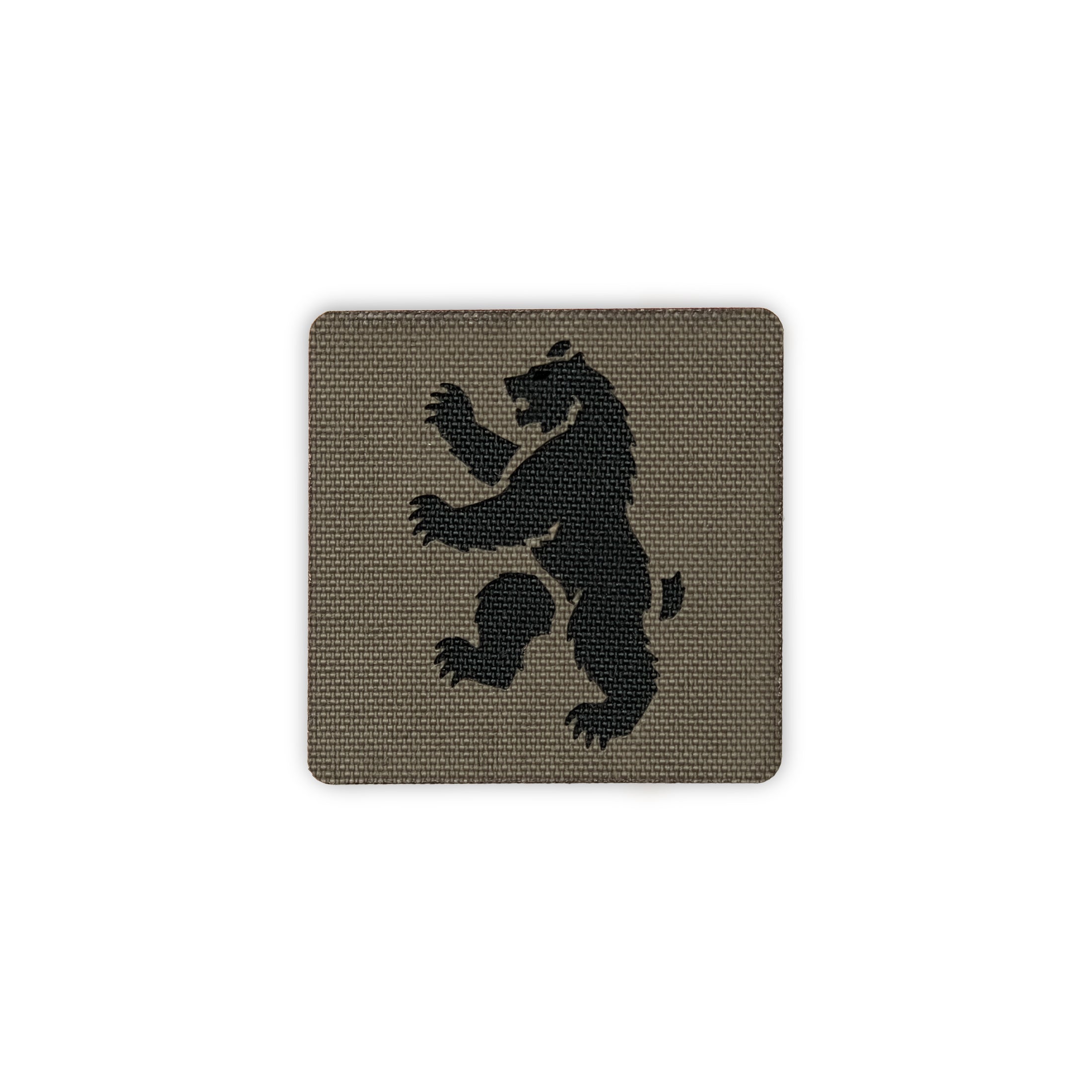 Heraldic Grizzly Bear 2x2 Cordura Tactical Morale Patch